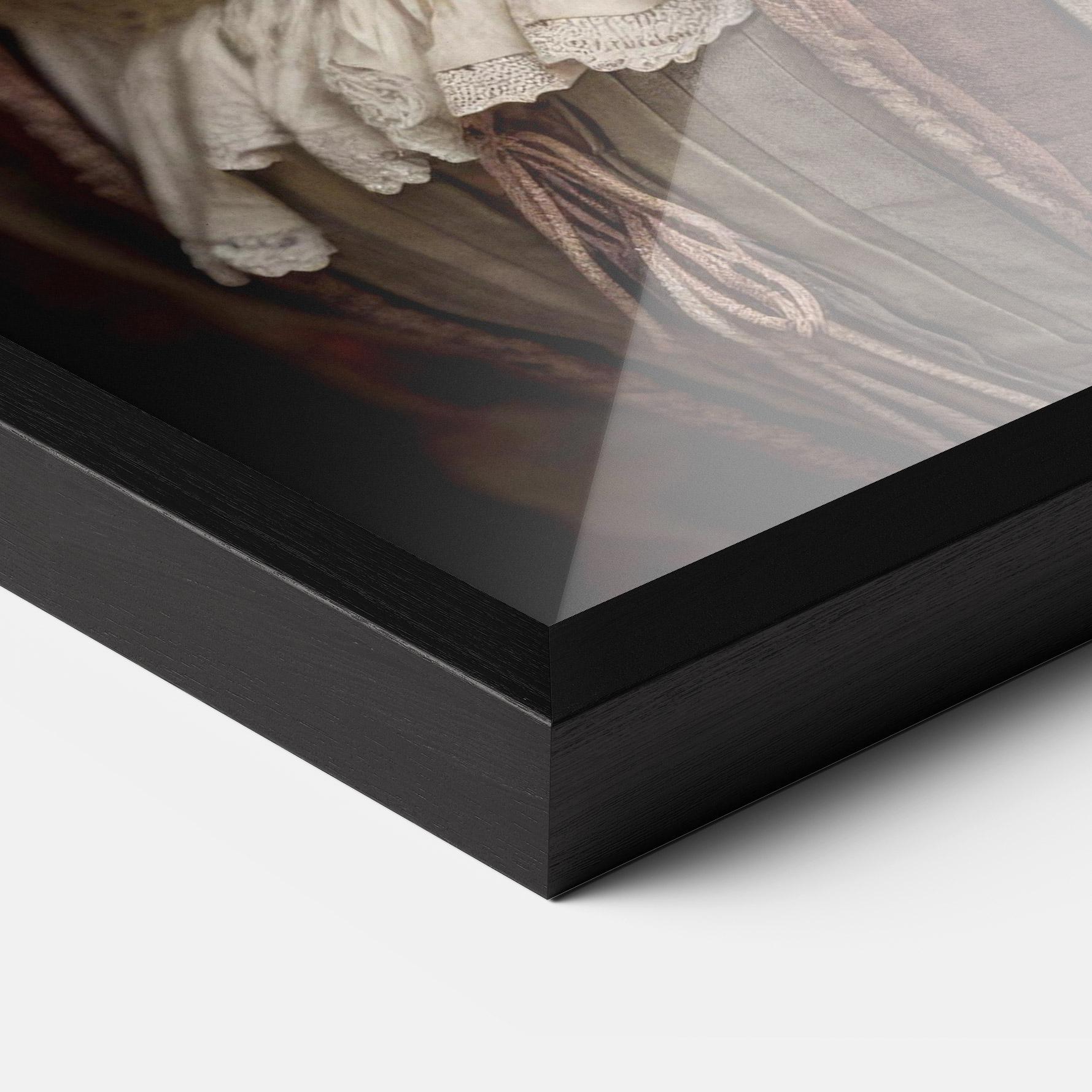 Poster Înrămat Light Green Dress mockup 3