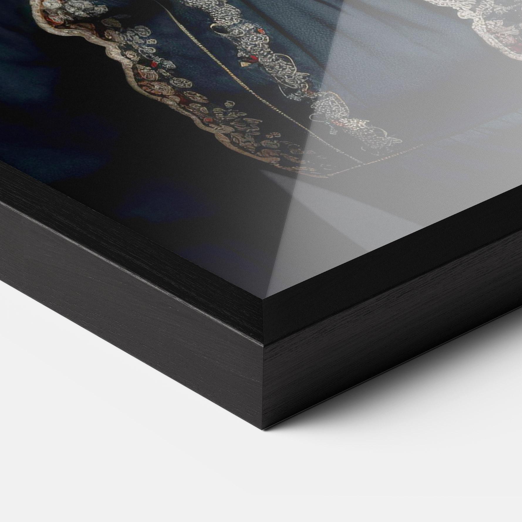 Poster Înrămat Vintage Blue Eyes mockup 3