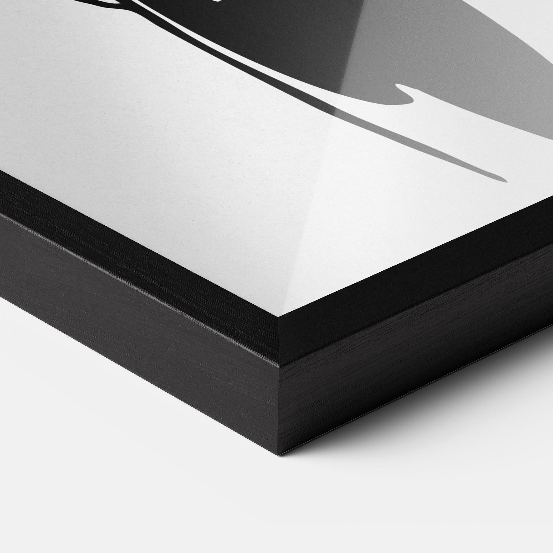 Poster Înrămat Vintage Girl Line mockup 3