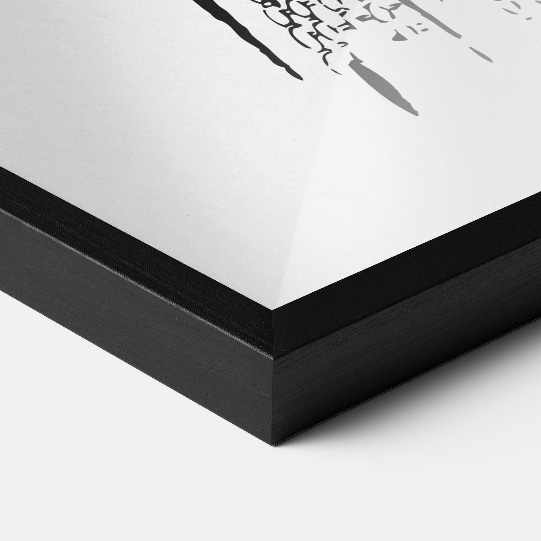 Poster Înrămat Vintage Woman Line mockup 3