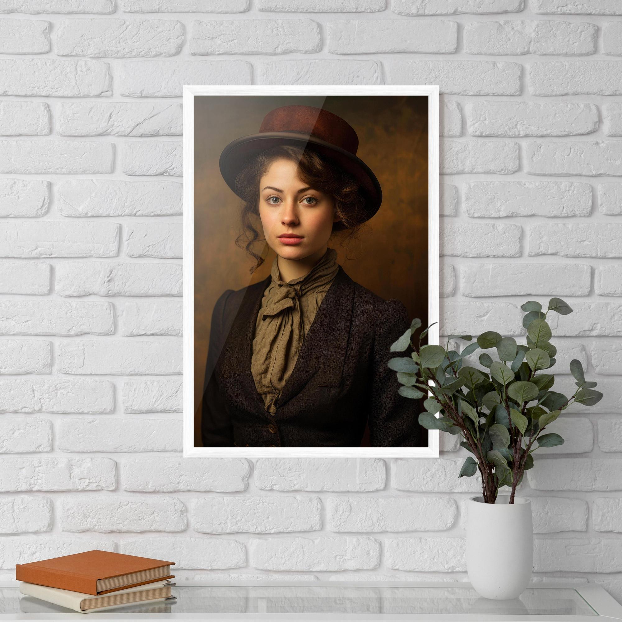 Poster Înrămat Vintage Brown Hat mockup 5