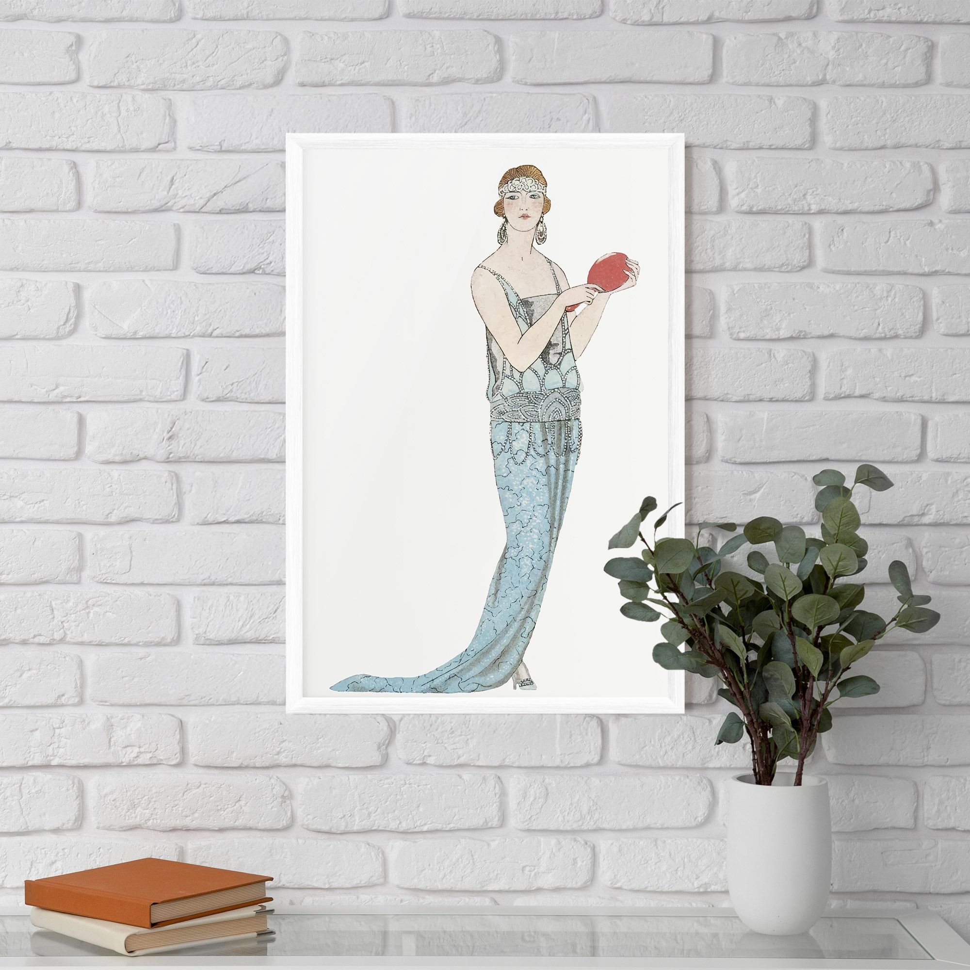 Vintage Old Drawing mockup 5