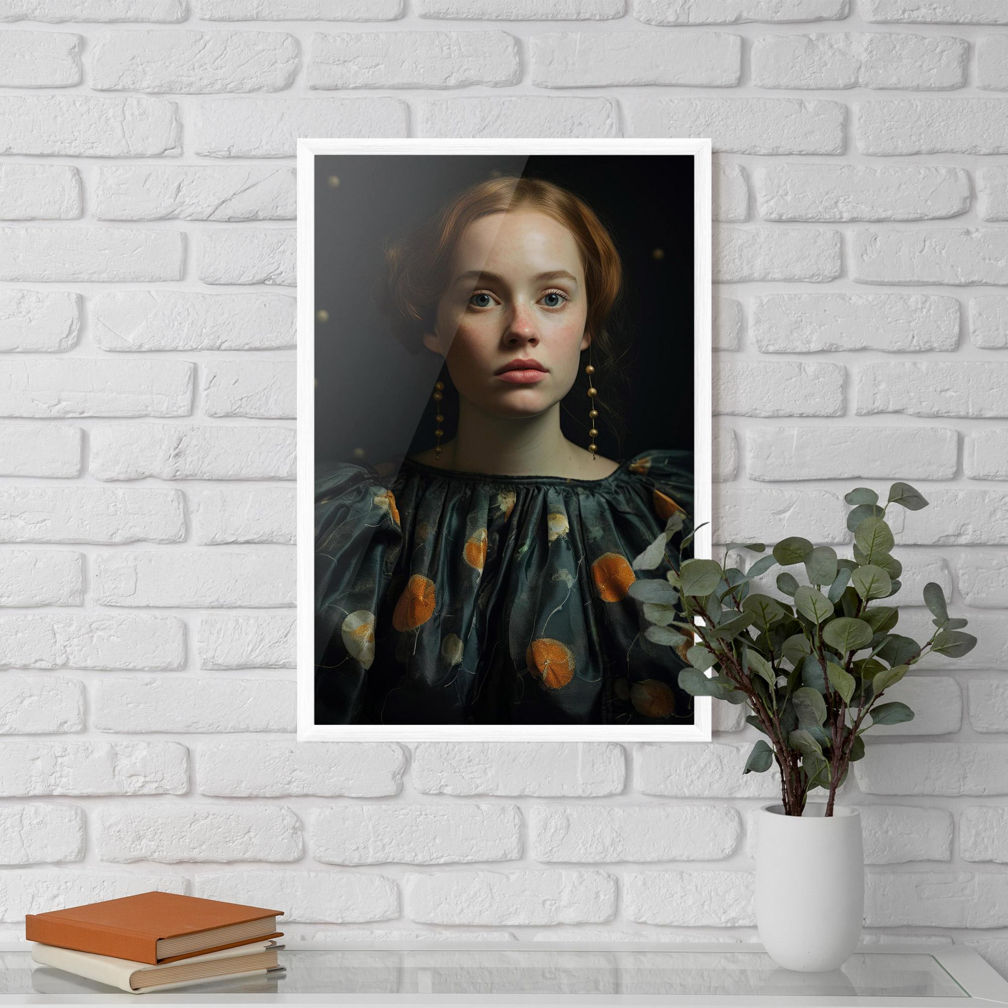 Poster Înrămat Vintage Red Hair mockup 5