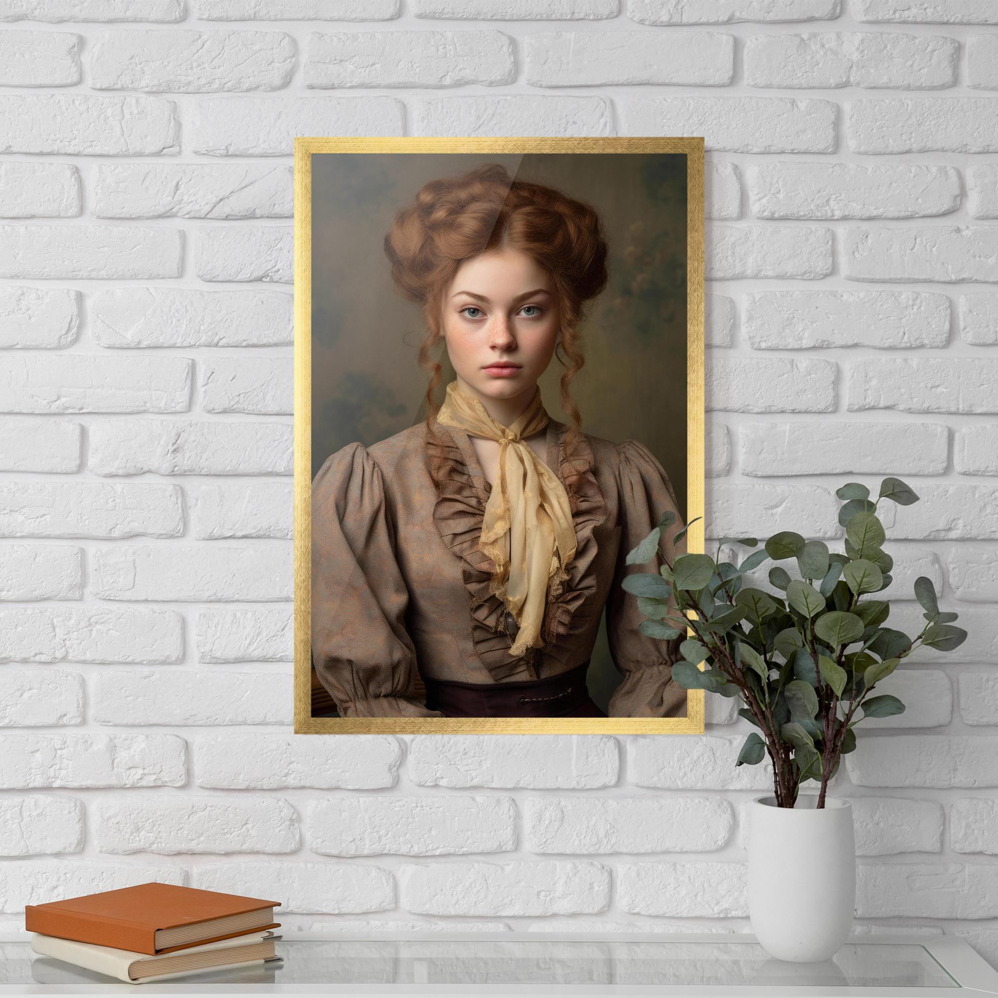 Poster Înrămat Yellow Bow Tie mockup 5