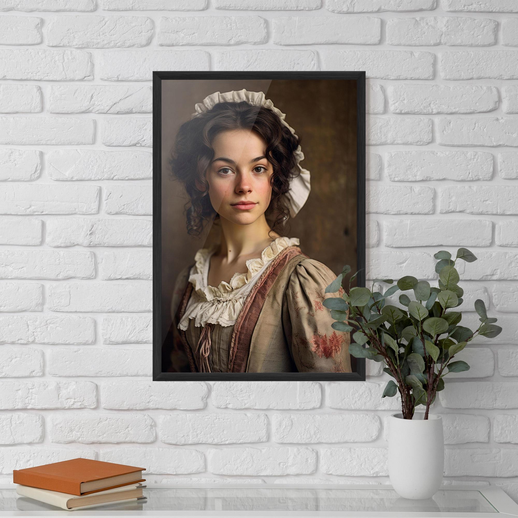 Poster Înrămat Light Green Dress mockup 5