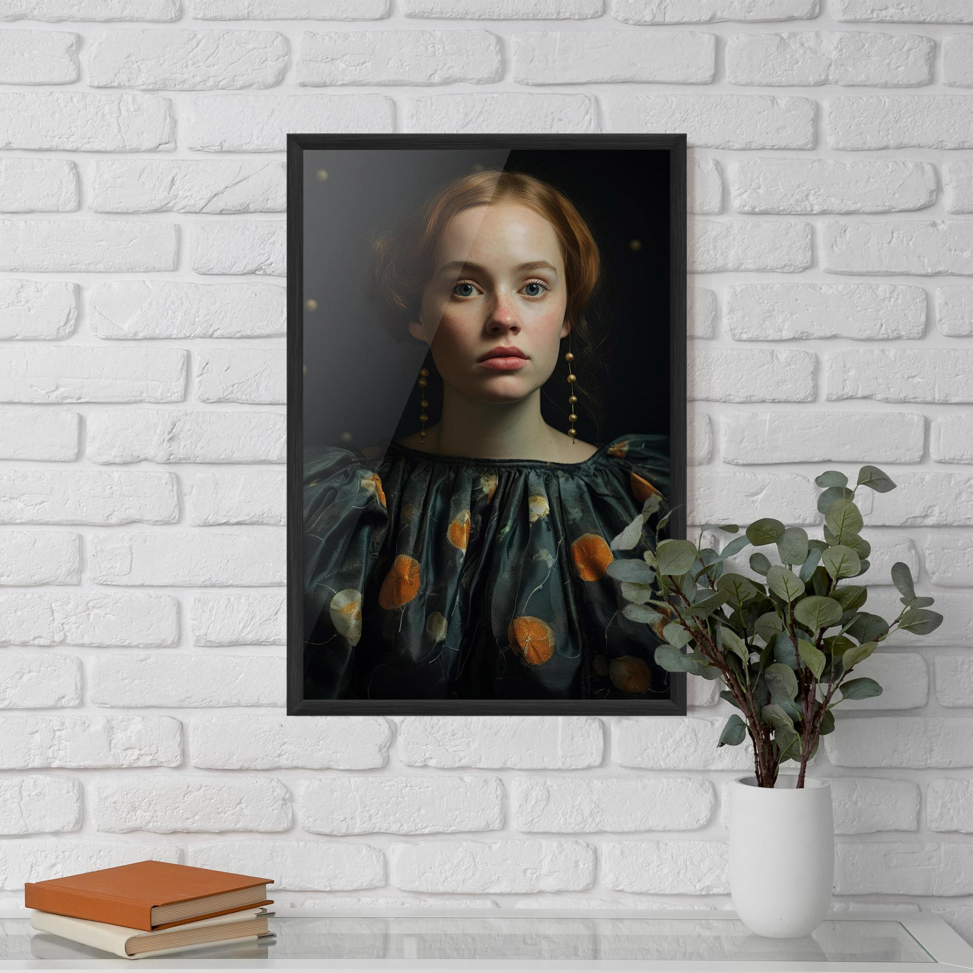 Poster Înrămat Vintage Red Hair mockup 5