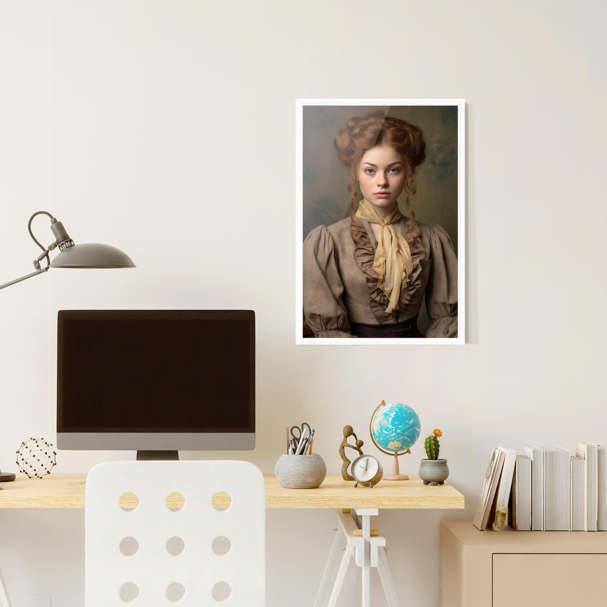 Poster Înrămat Yellow Bow Tie mockup 6