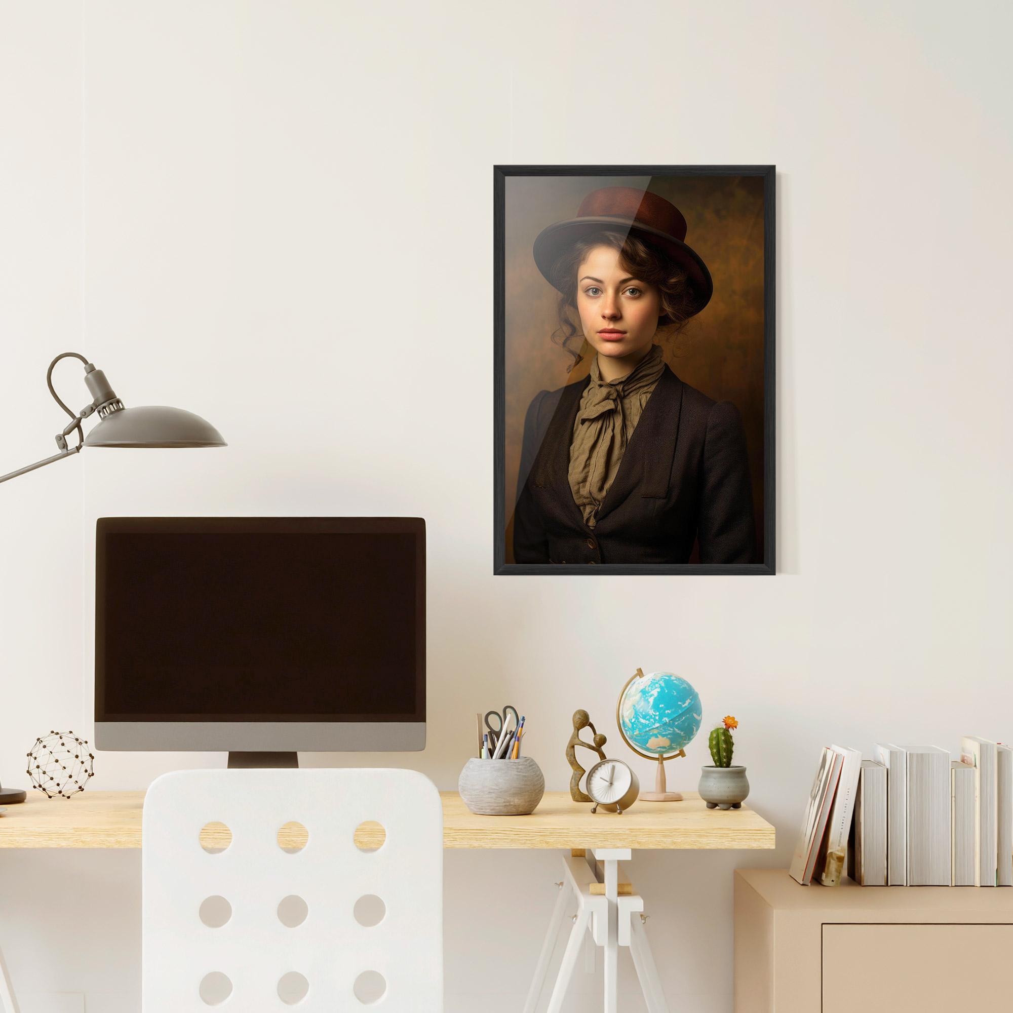 Poster Înrămat Vintage Brown Hat mockup 6