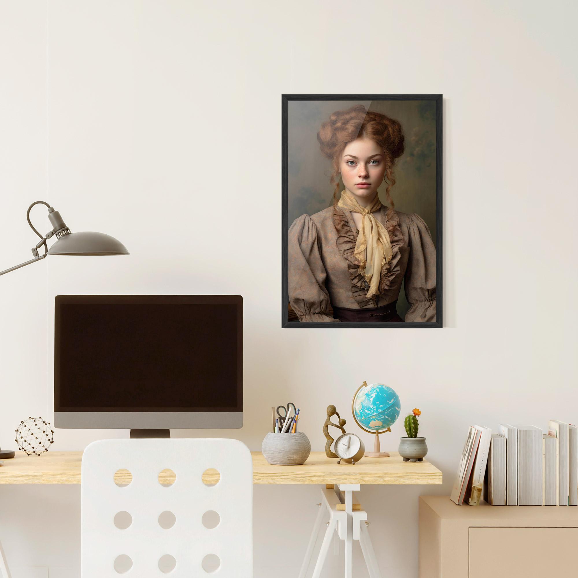 Poster Înrămat Yellow Bow Tie mockup 6