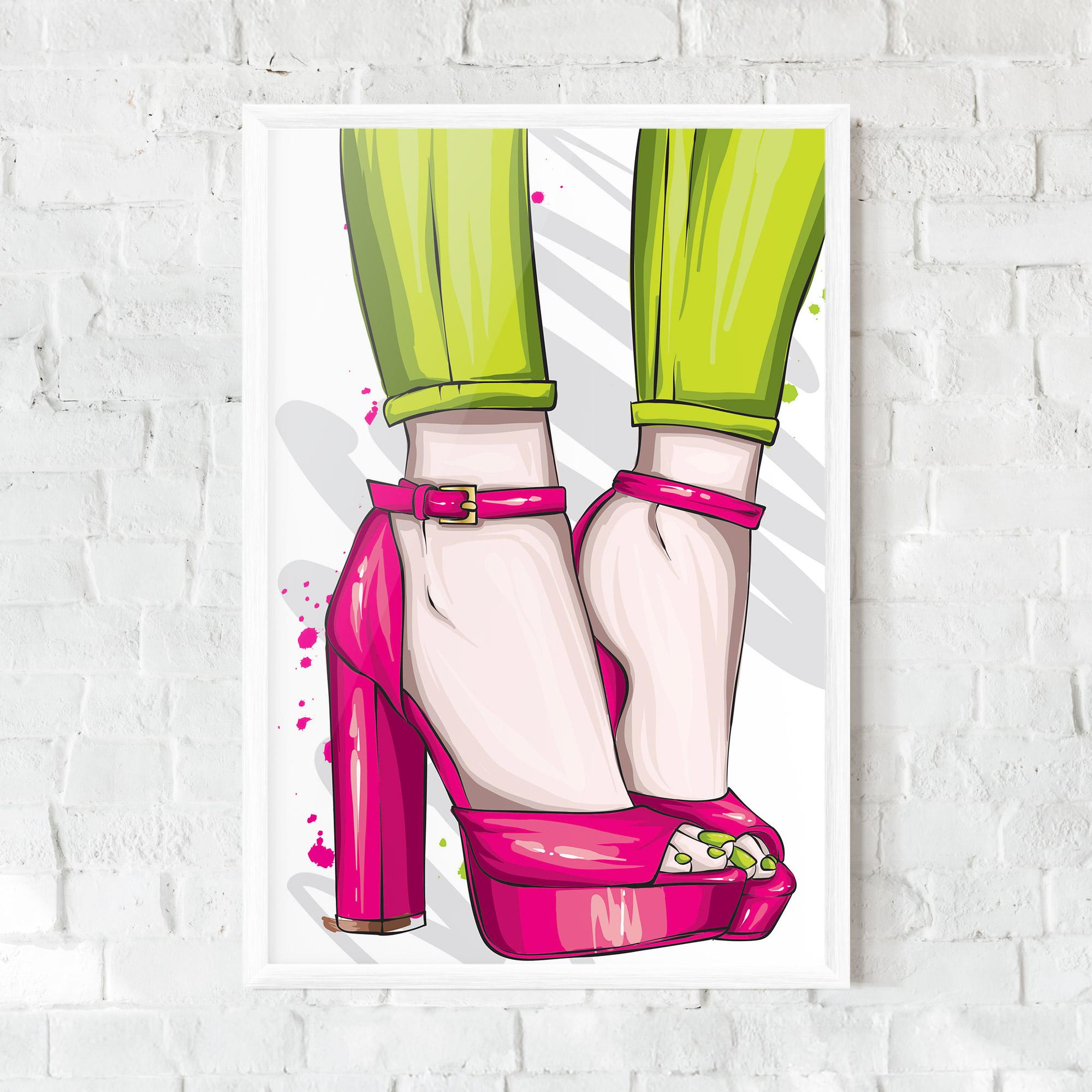 Poster Înrămat Green Nails mockup 0