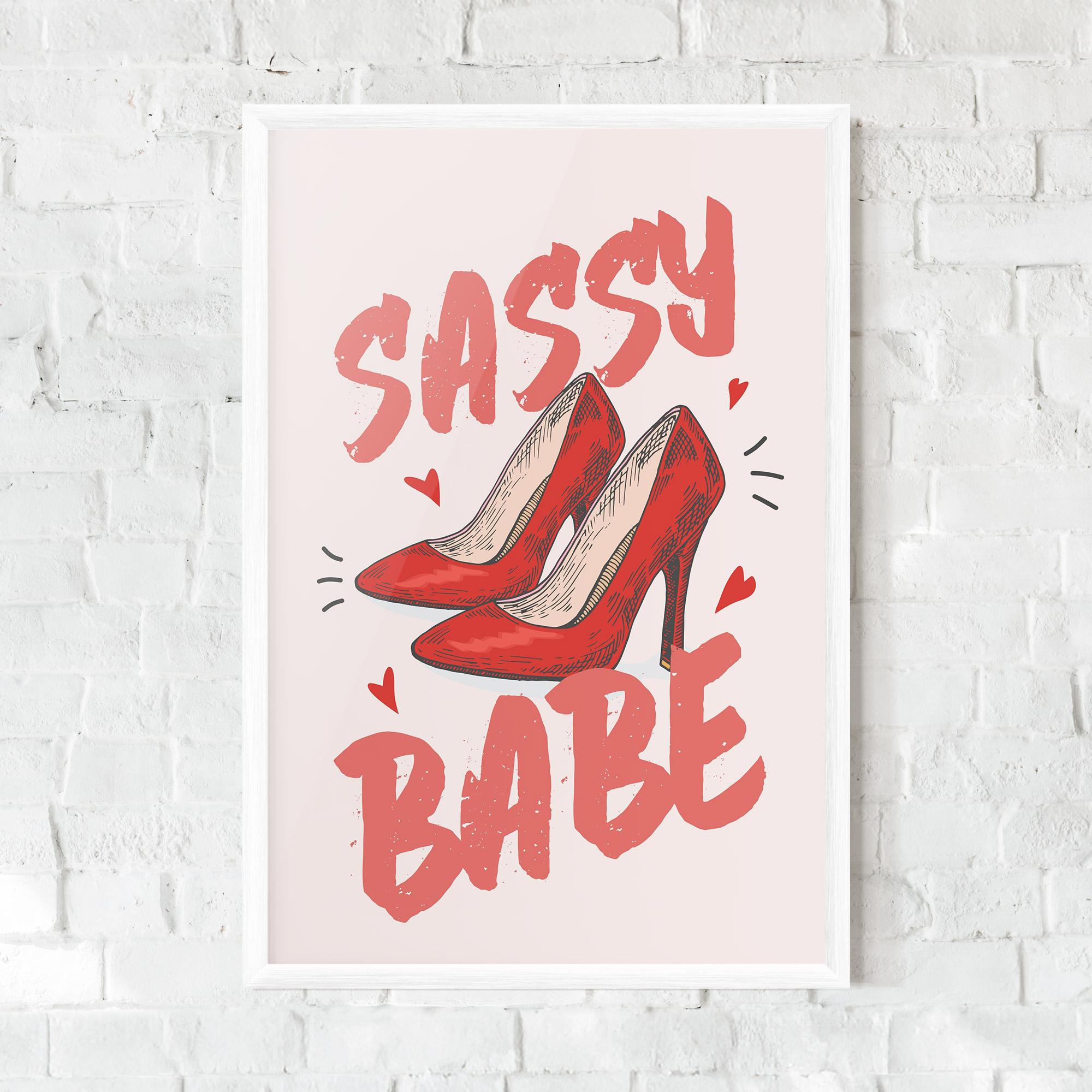 Poster Înrămat Sassy Babe mockup 0