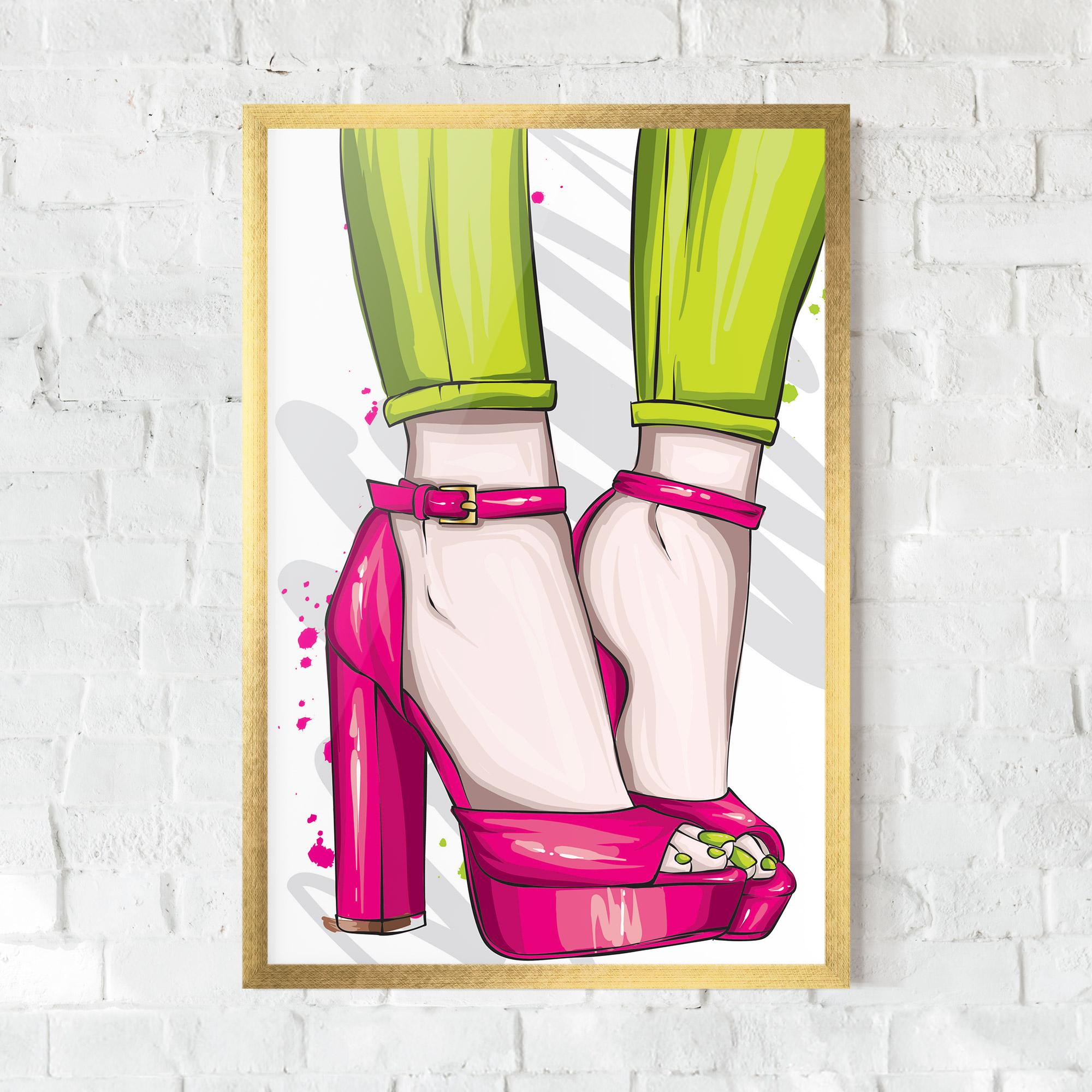 Poster Înrămat Green Nails mockup 0