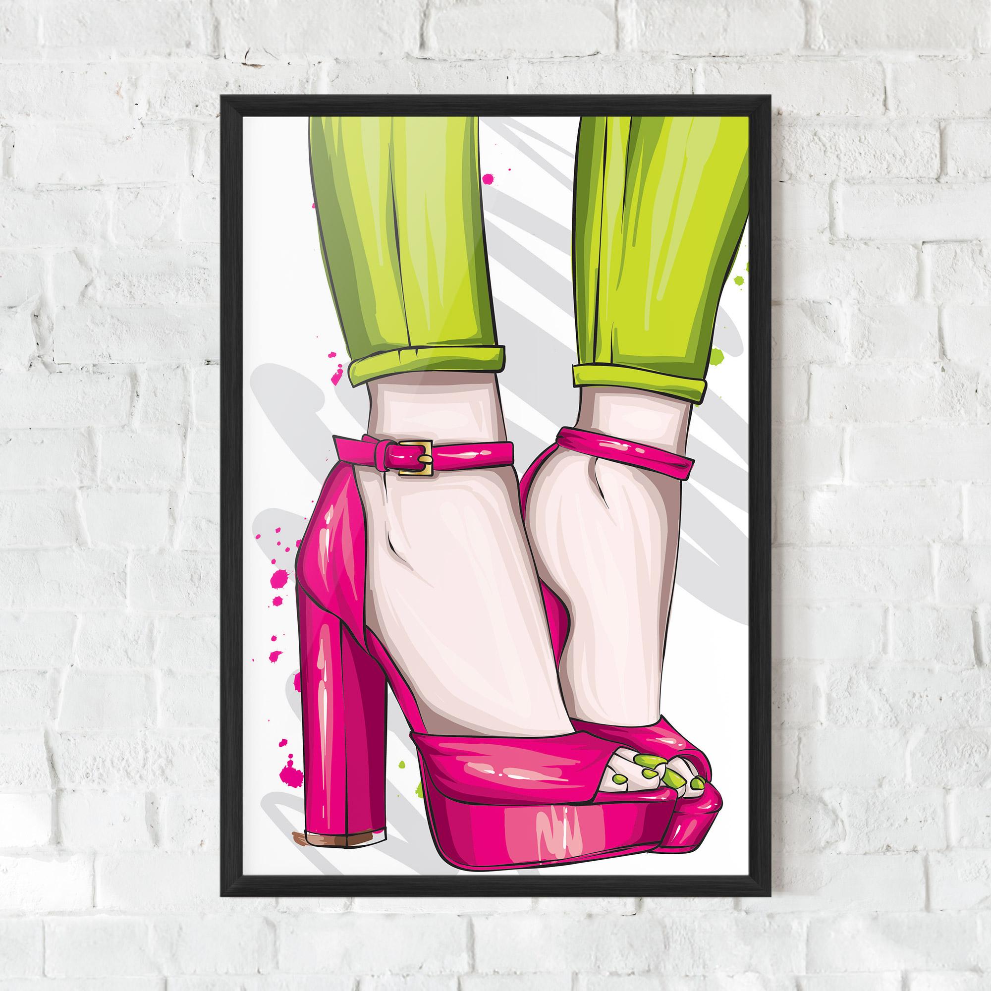 Poster Înrămat Green Nails mockup 0