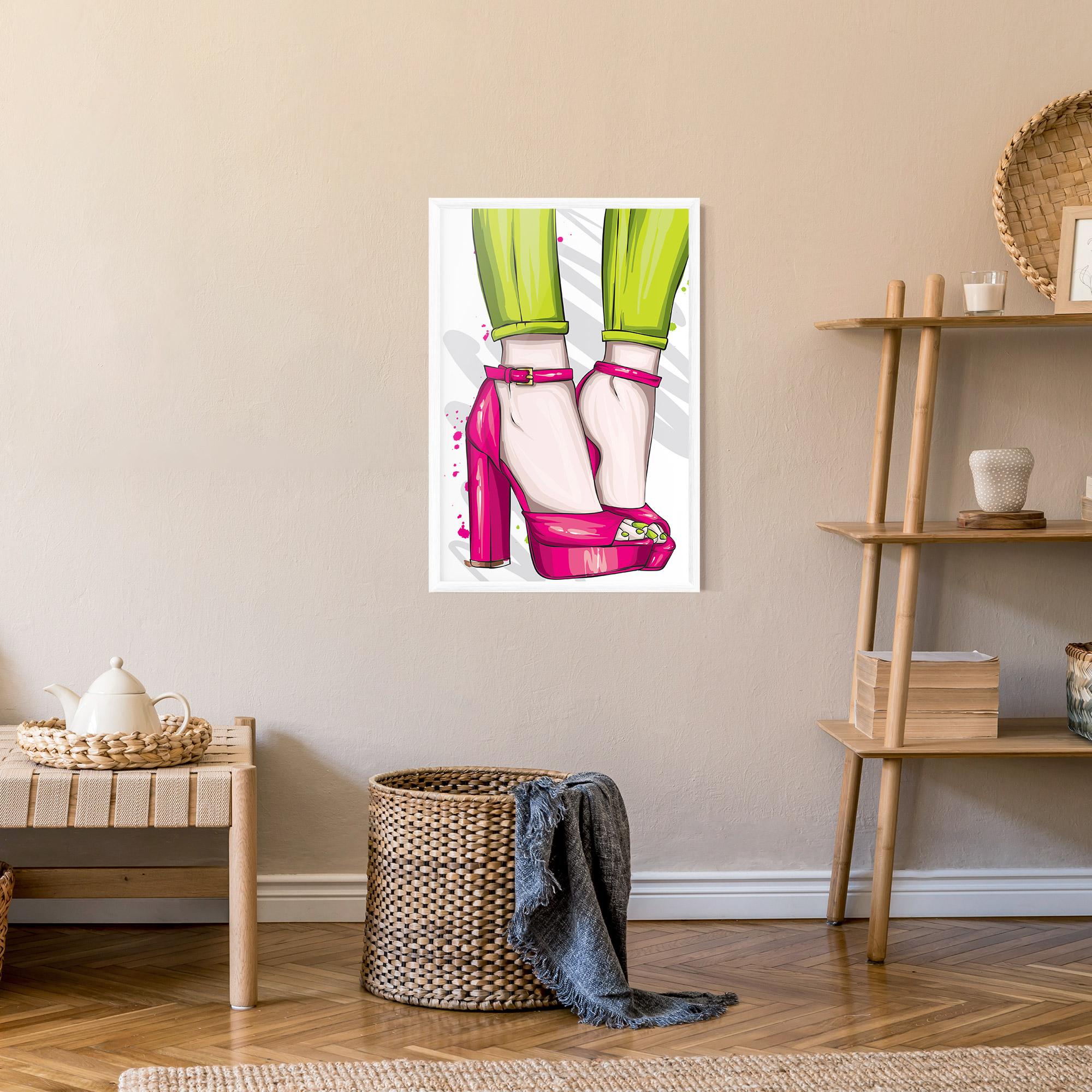 Poster Înrămat Green Nails mockup 9