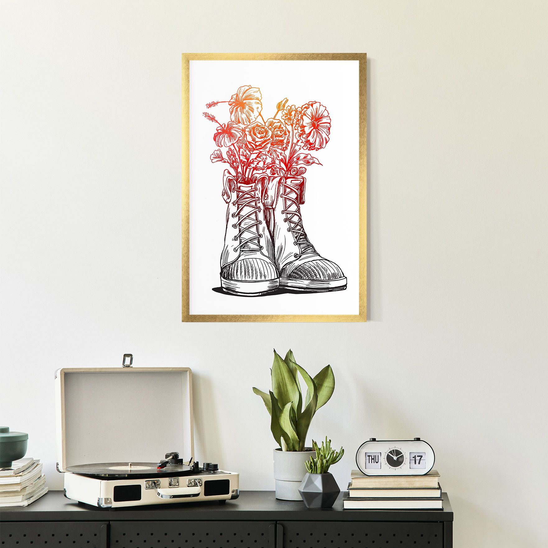 Flower In Shoes mockup 2