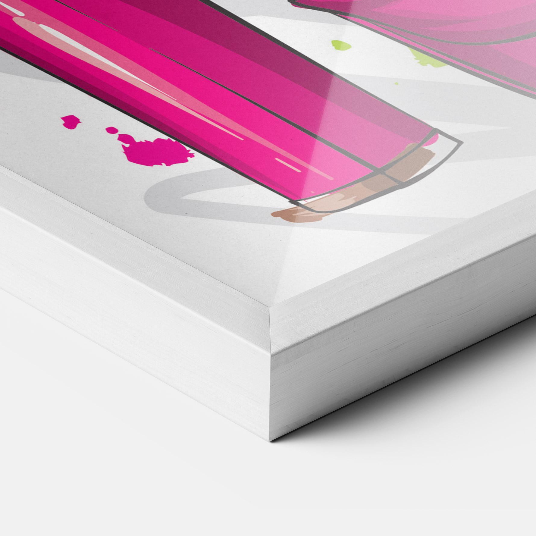 Poster Înrămat Green Nails mockup 3