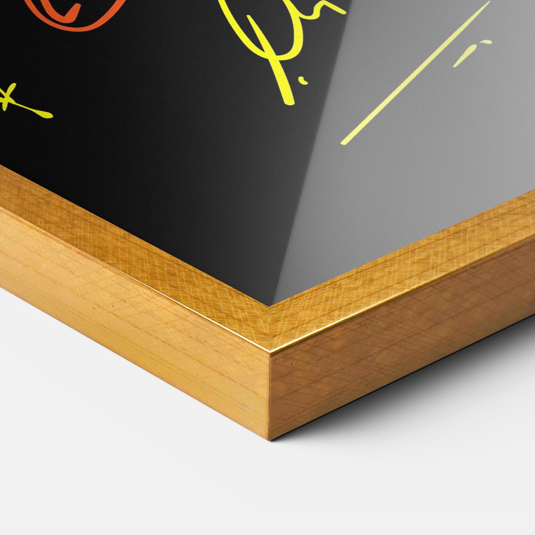 Poster Înrămat Broken Culture mockup 3