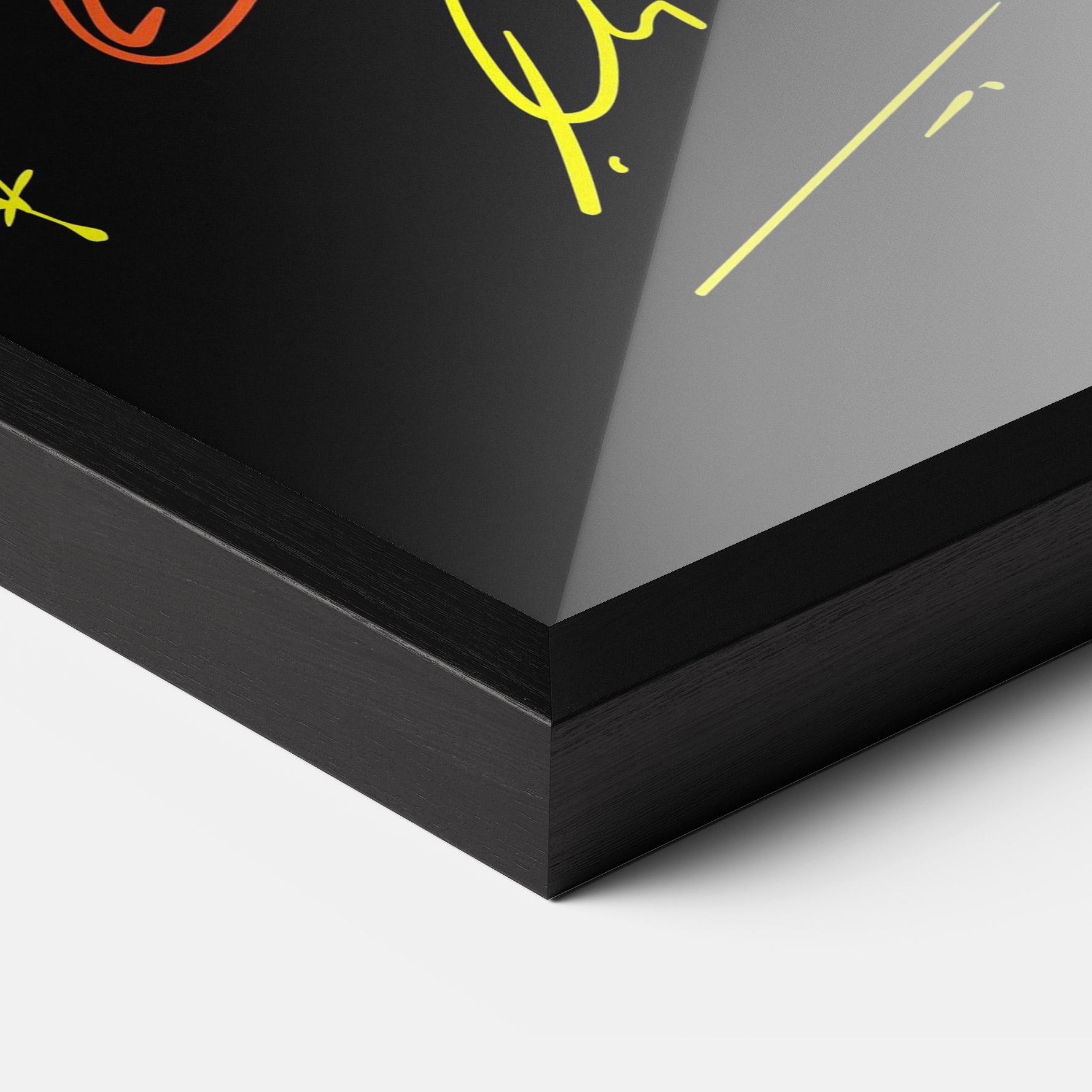 Poster Înrămat Broken Culture mockup 3