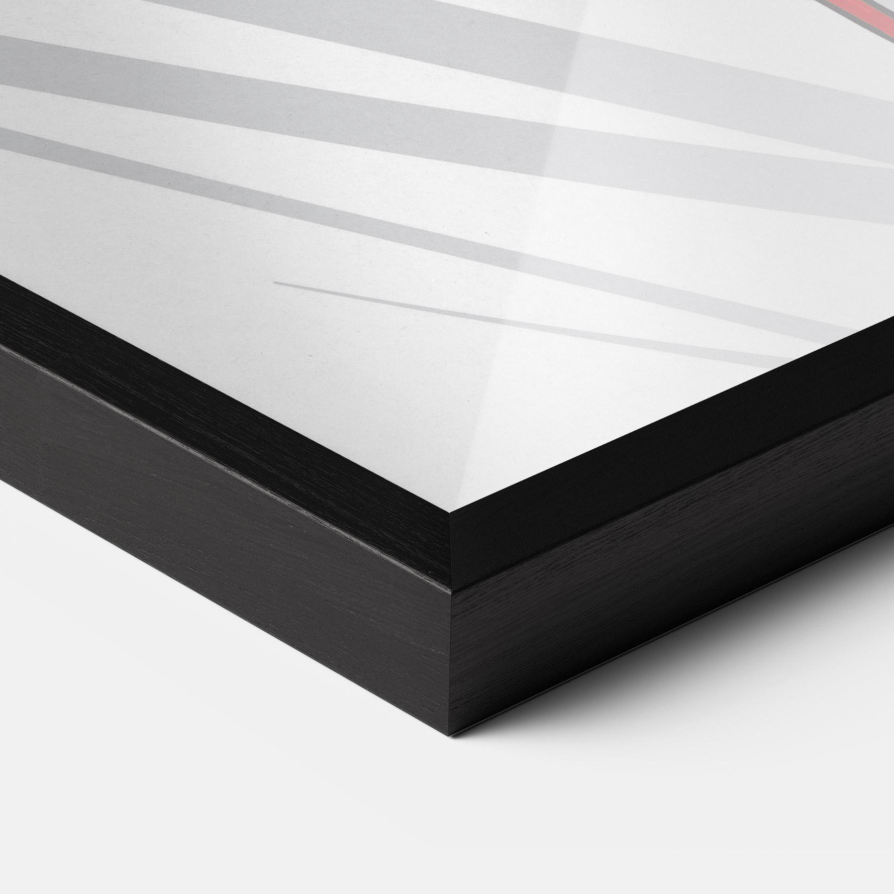 Poster Înrămat Red Bow Heels mockup 3