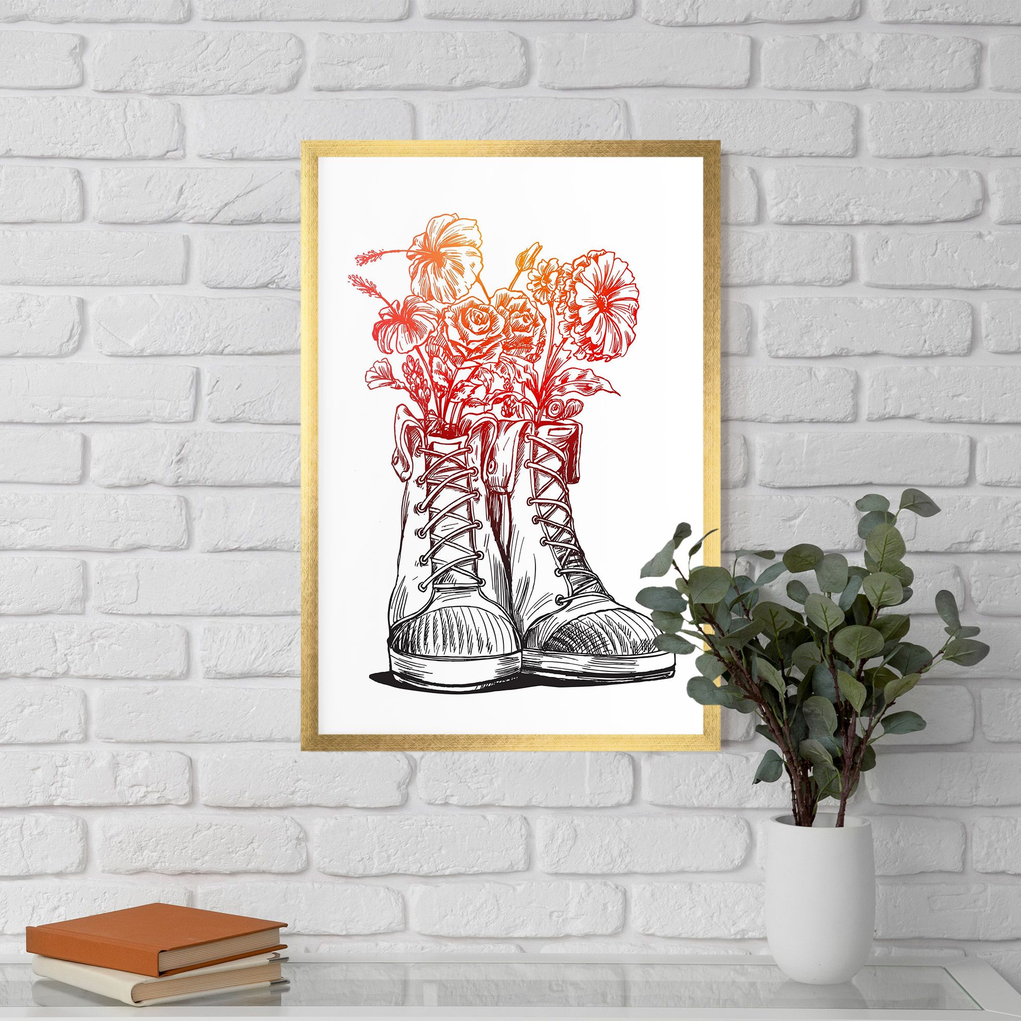Flower In Shoes mockup 5