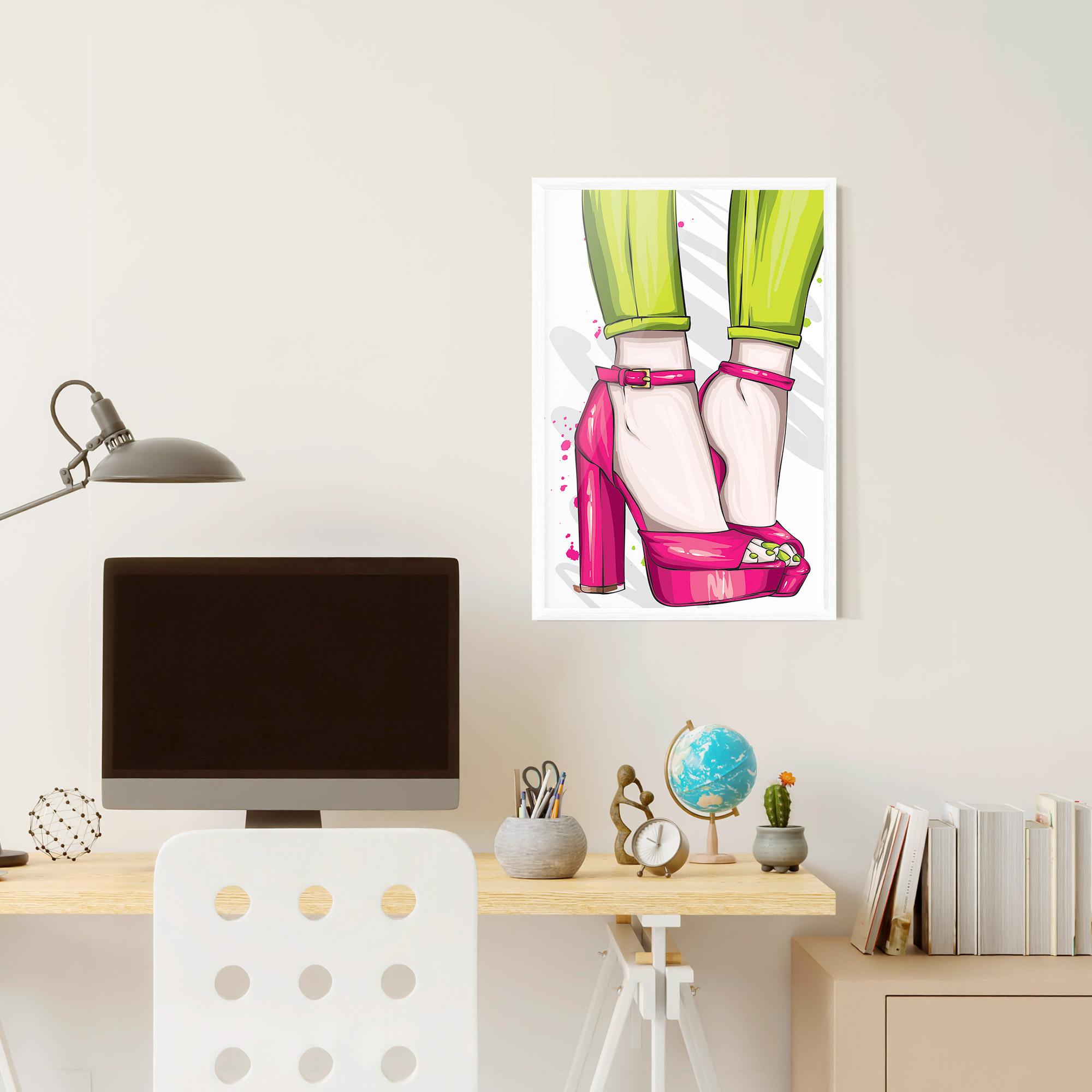 Poster Înrămat Green Nails mockup 6