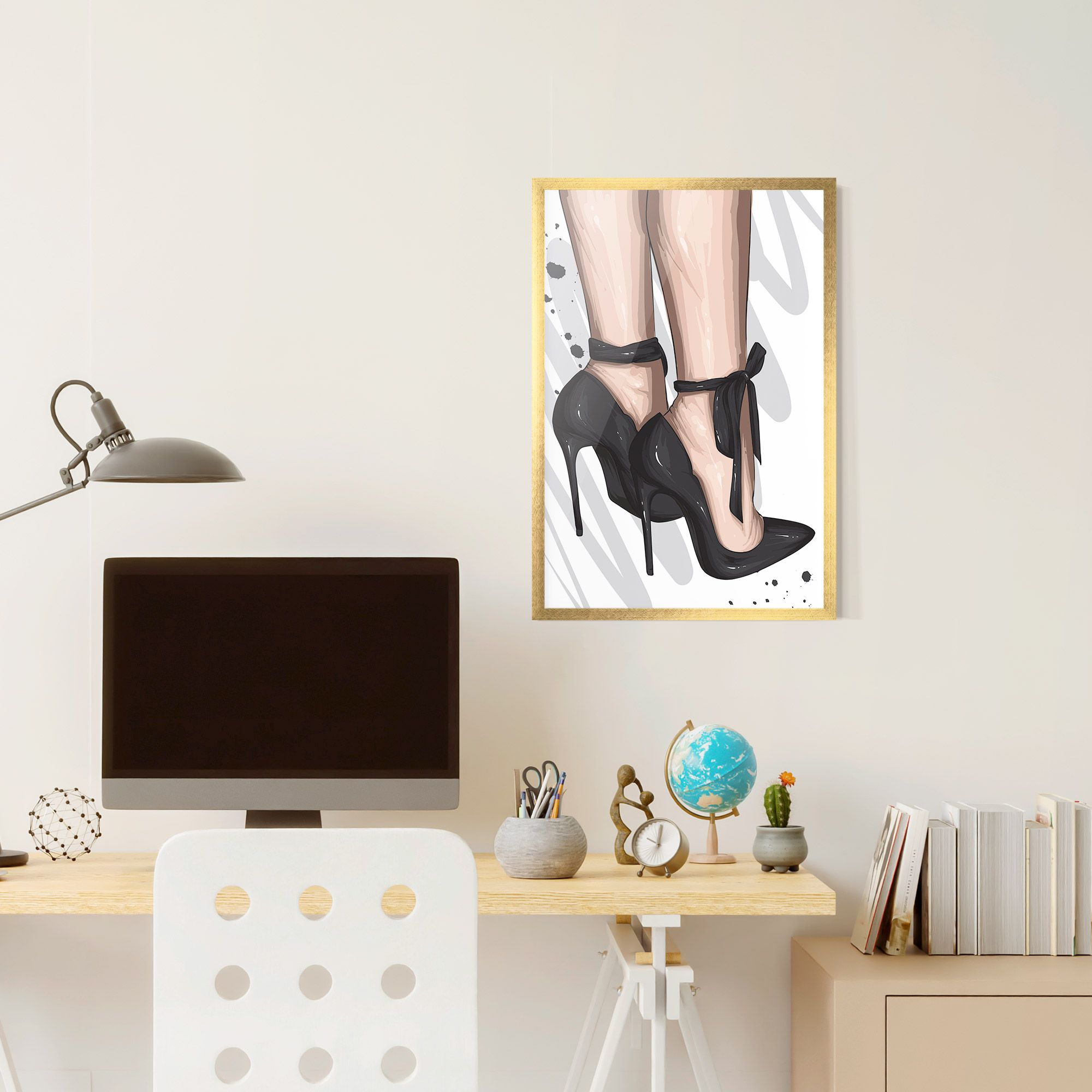 Black Woman Shoes mockup 6