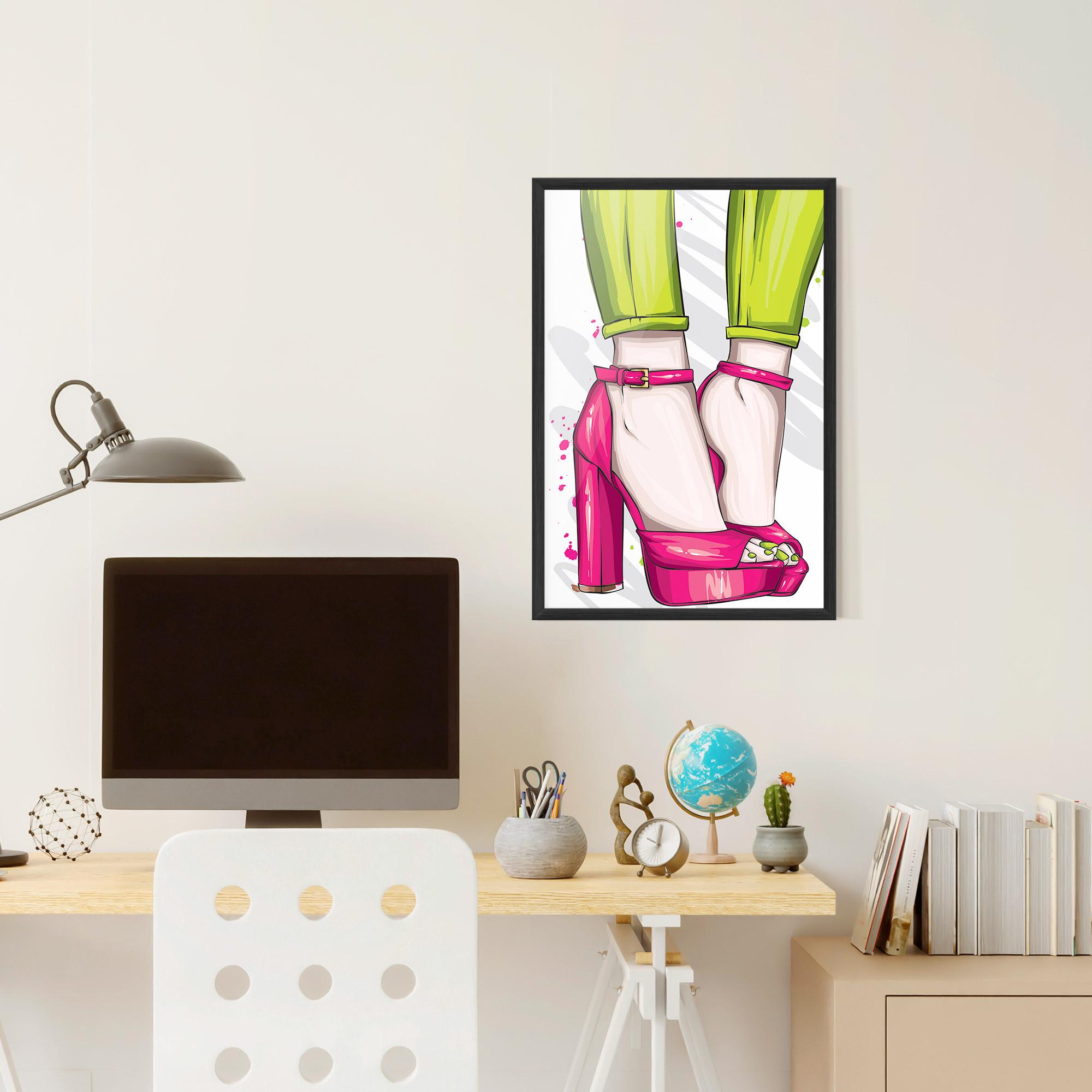 Poster Înrămat Green Nails mockup 6