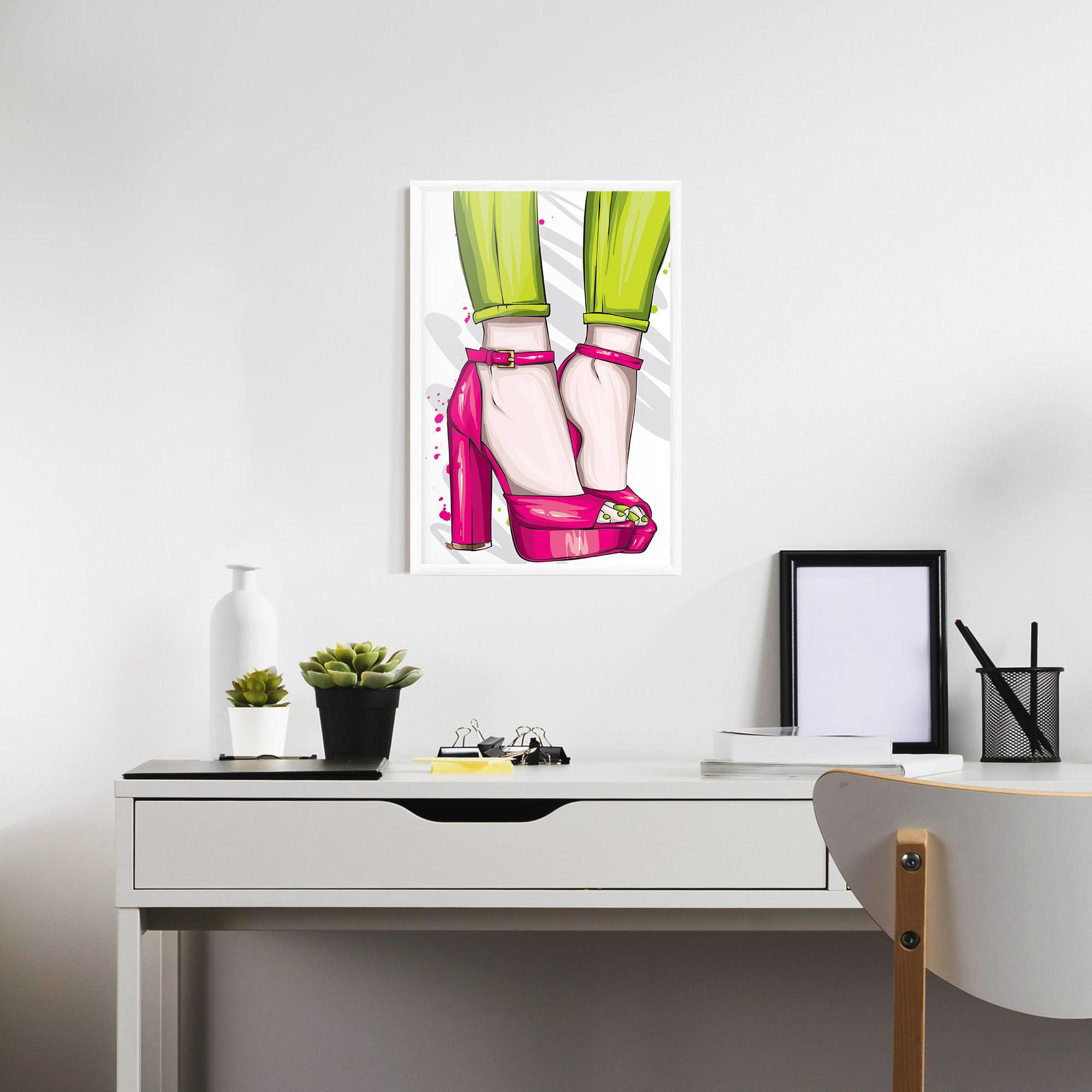 Poster Înrămat Green Nails mockup 7