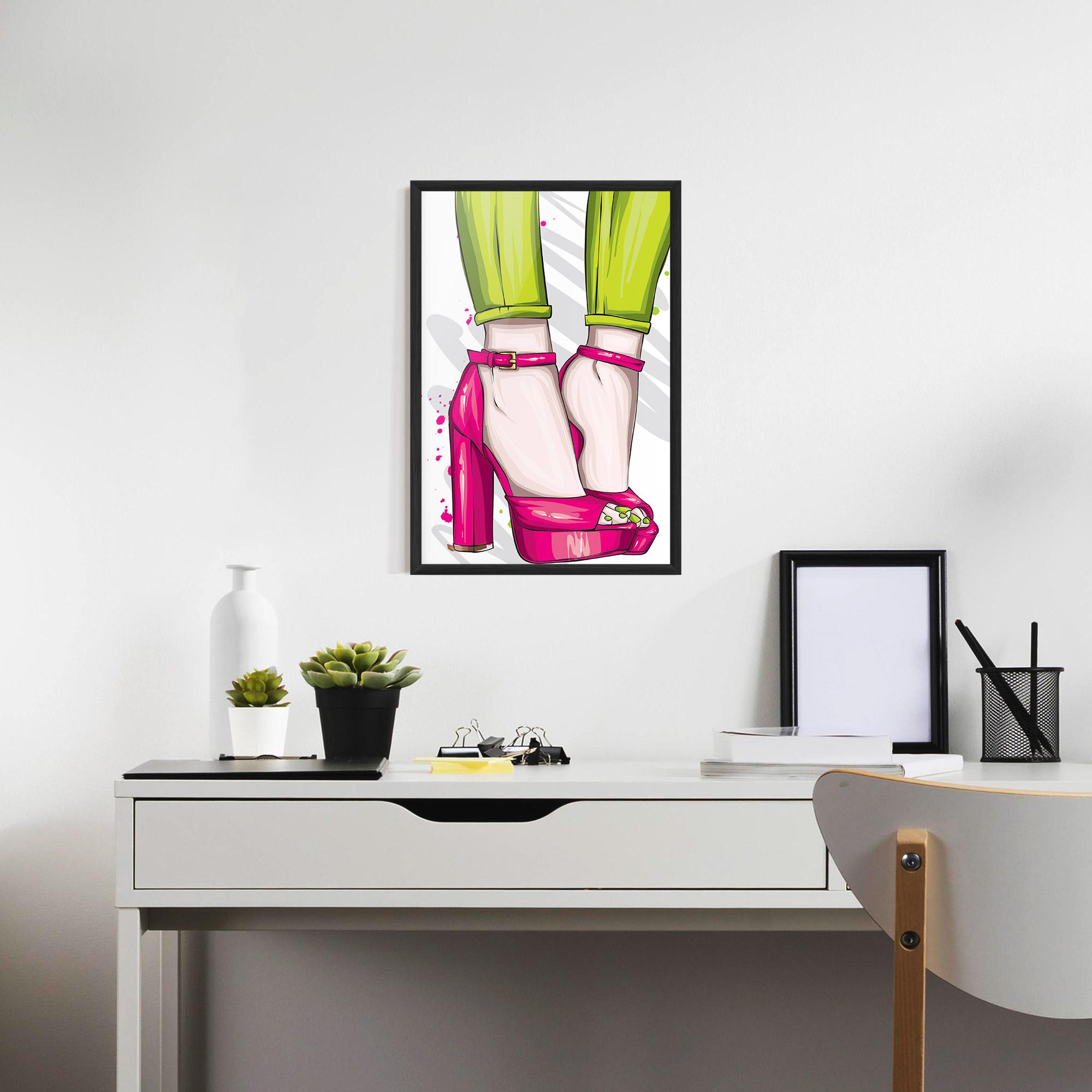 Poster Înrămat Green Nails mockup 7