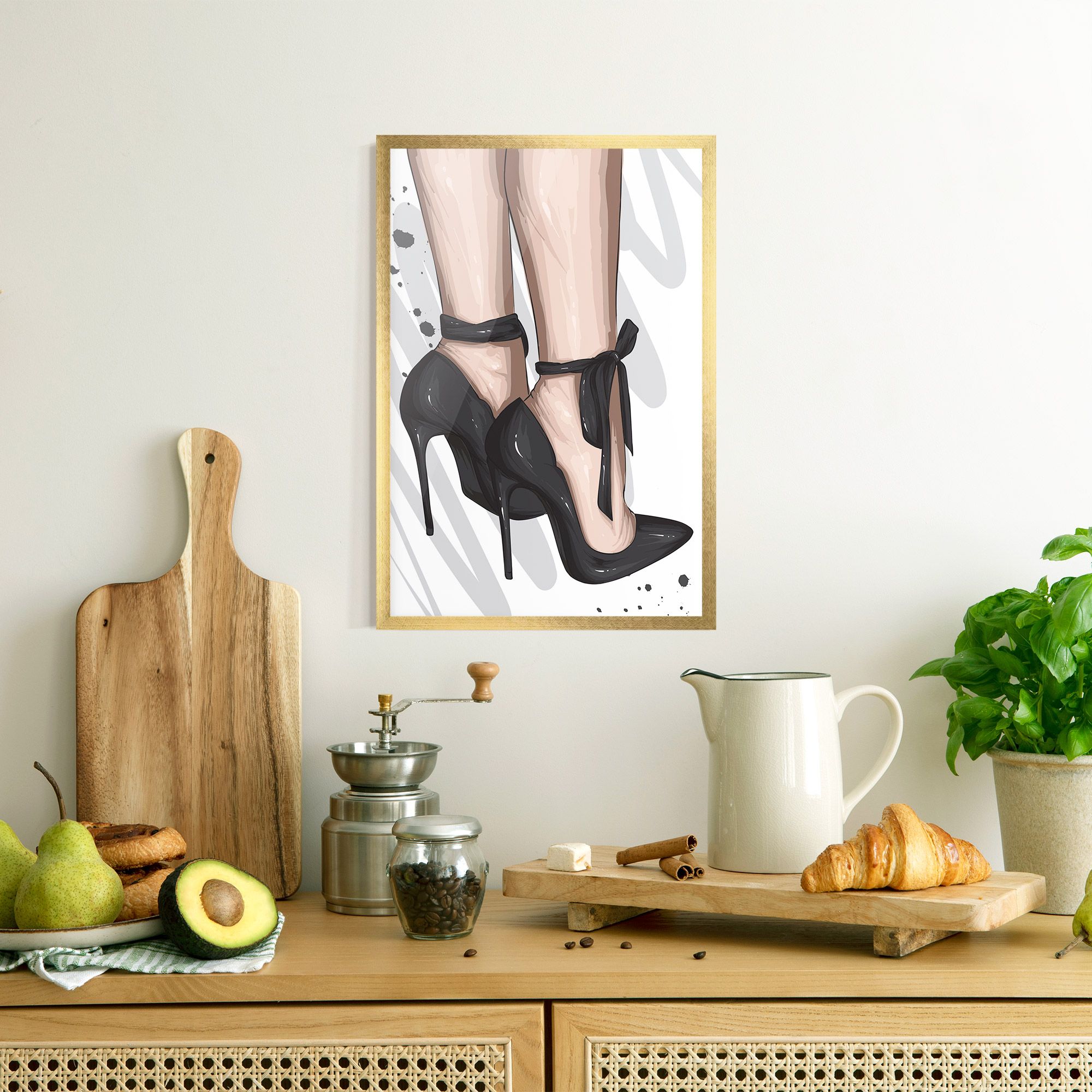 Black Woman Shoes mockup 8