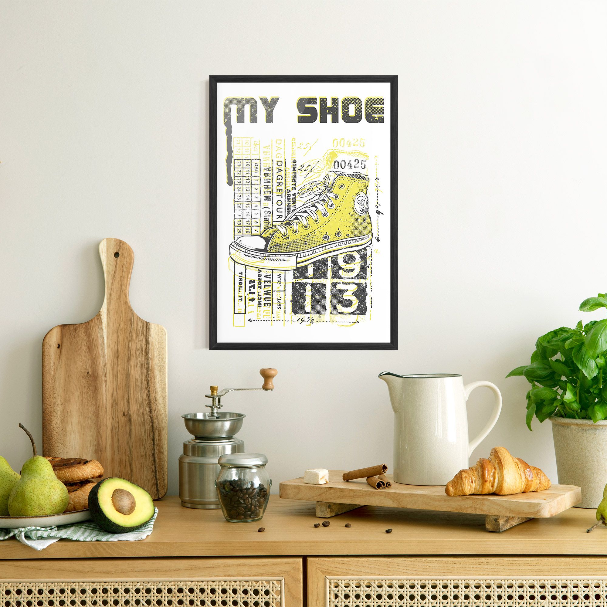 My Shoe Yellow mockup 8