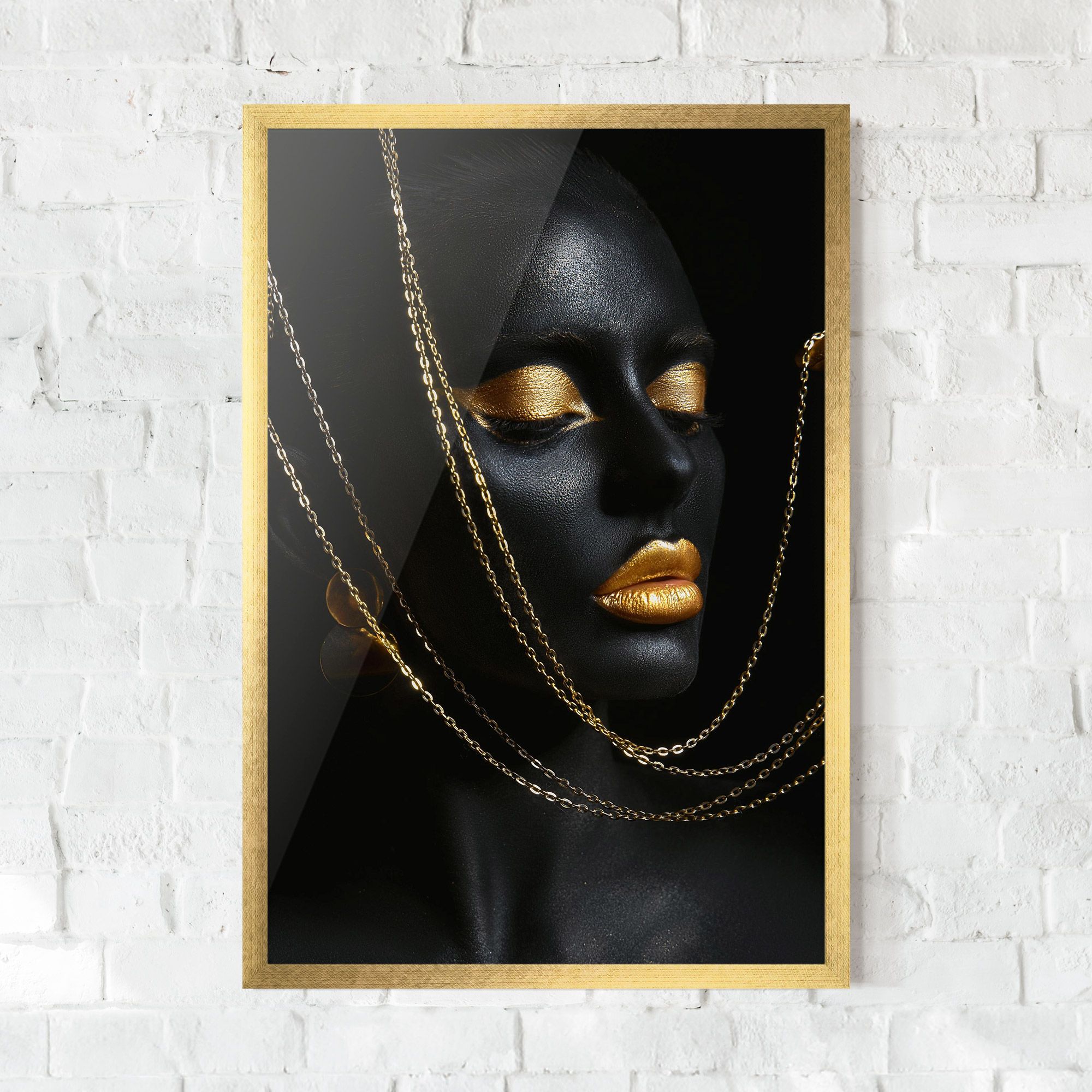 Chain Gold Lips mockup 0