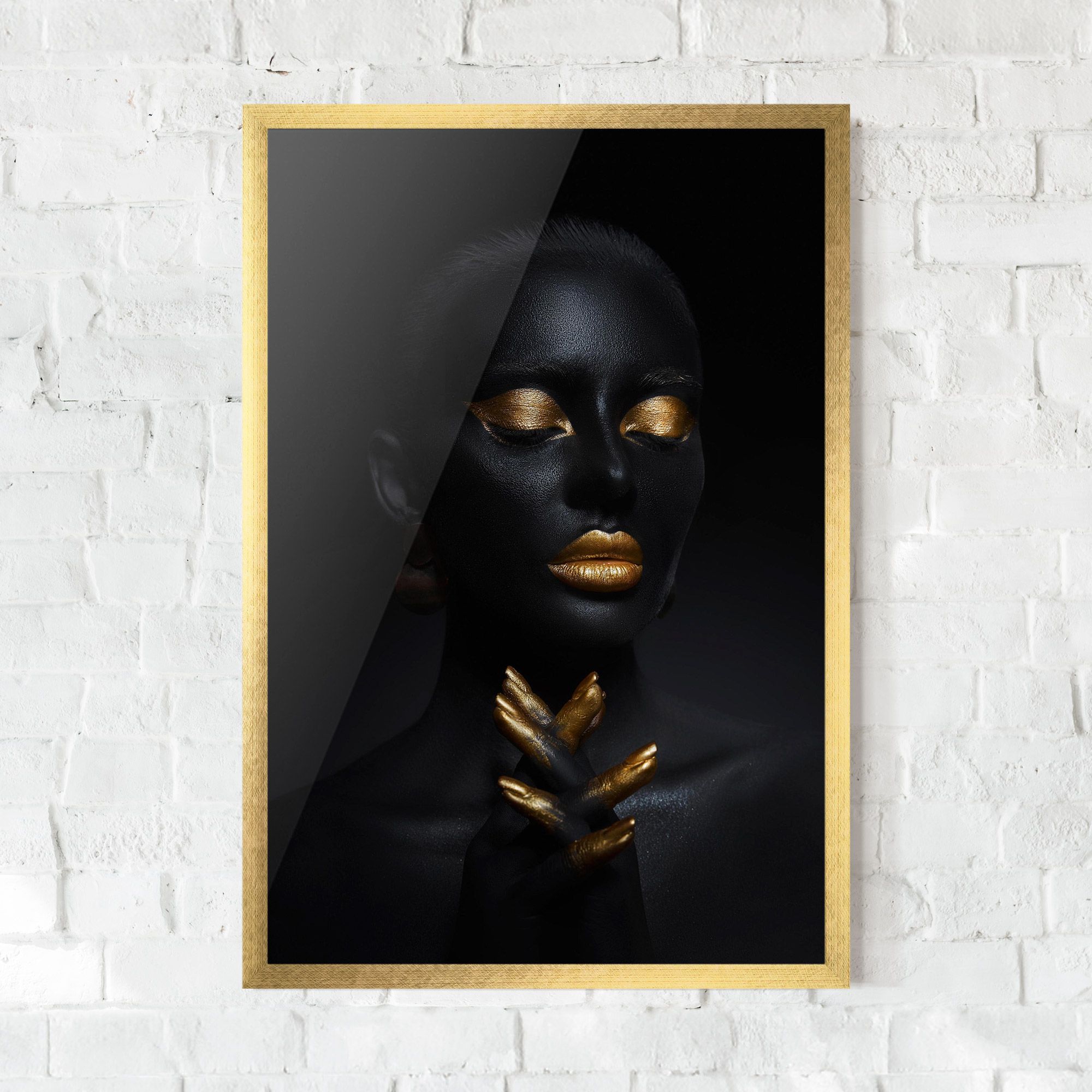 Gold Hand Pray mockup 0