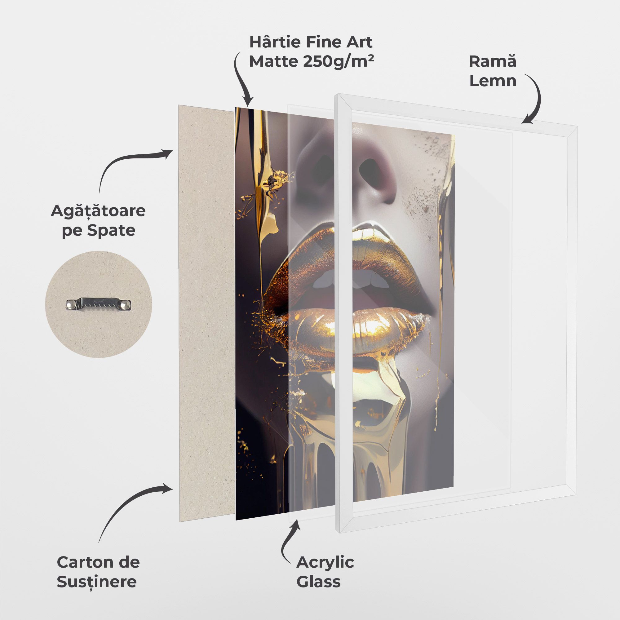 Glamorous Gold Lips mockup 1