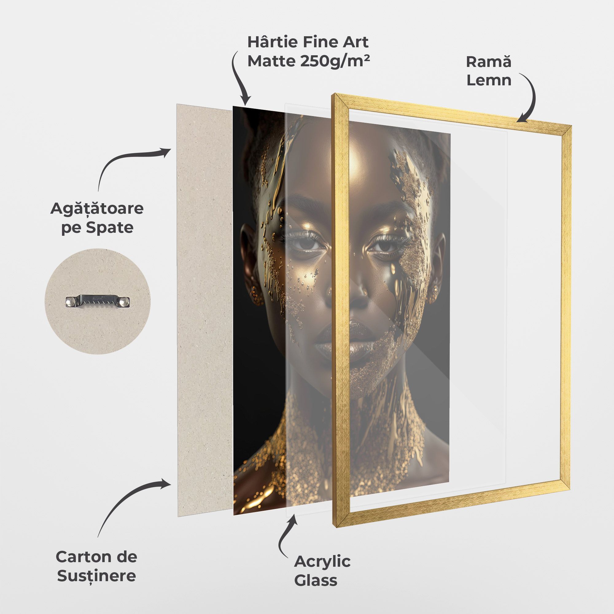 Dripping Gold Woman mockup 1