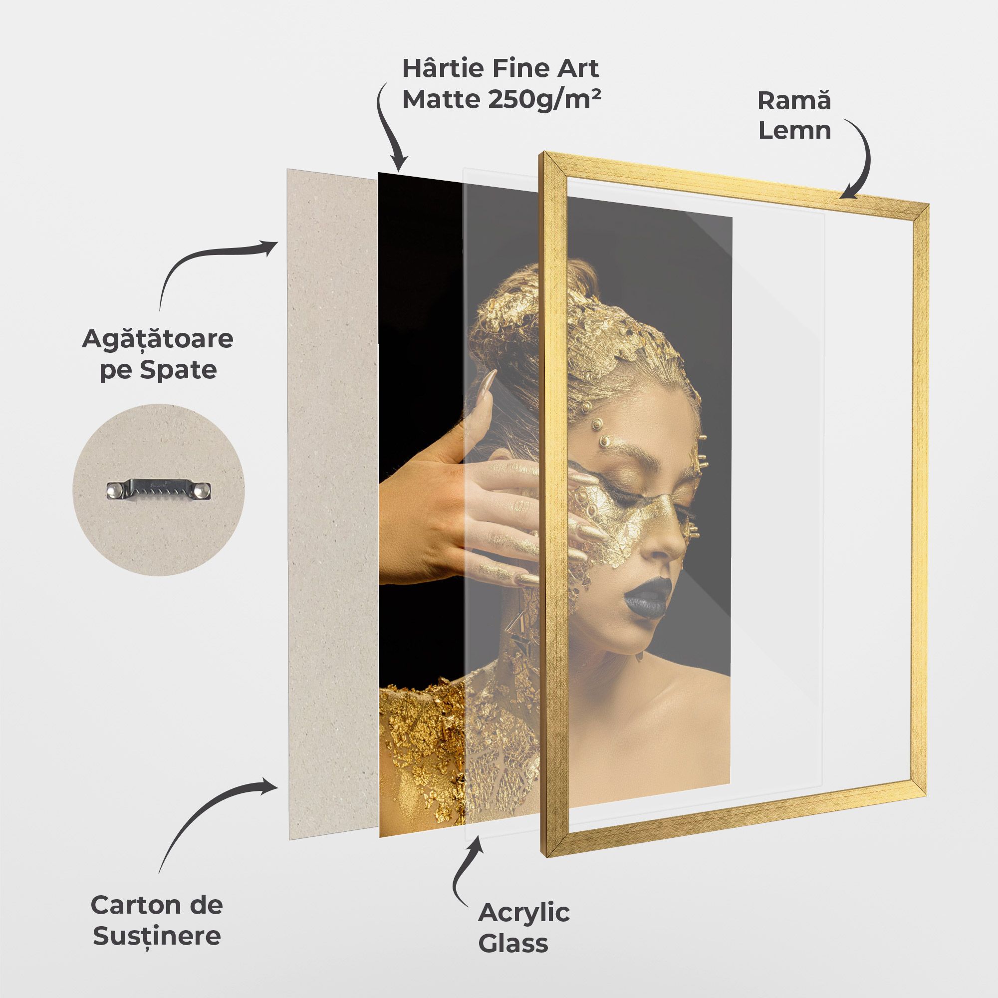 Festive Golden Makeup mockup 1