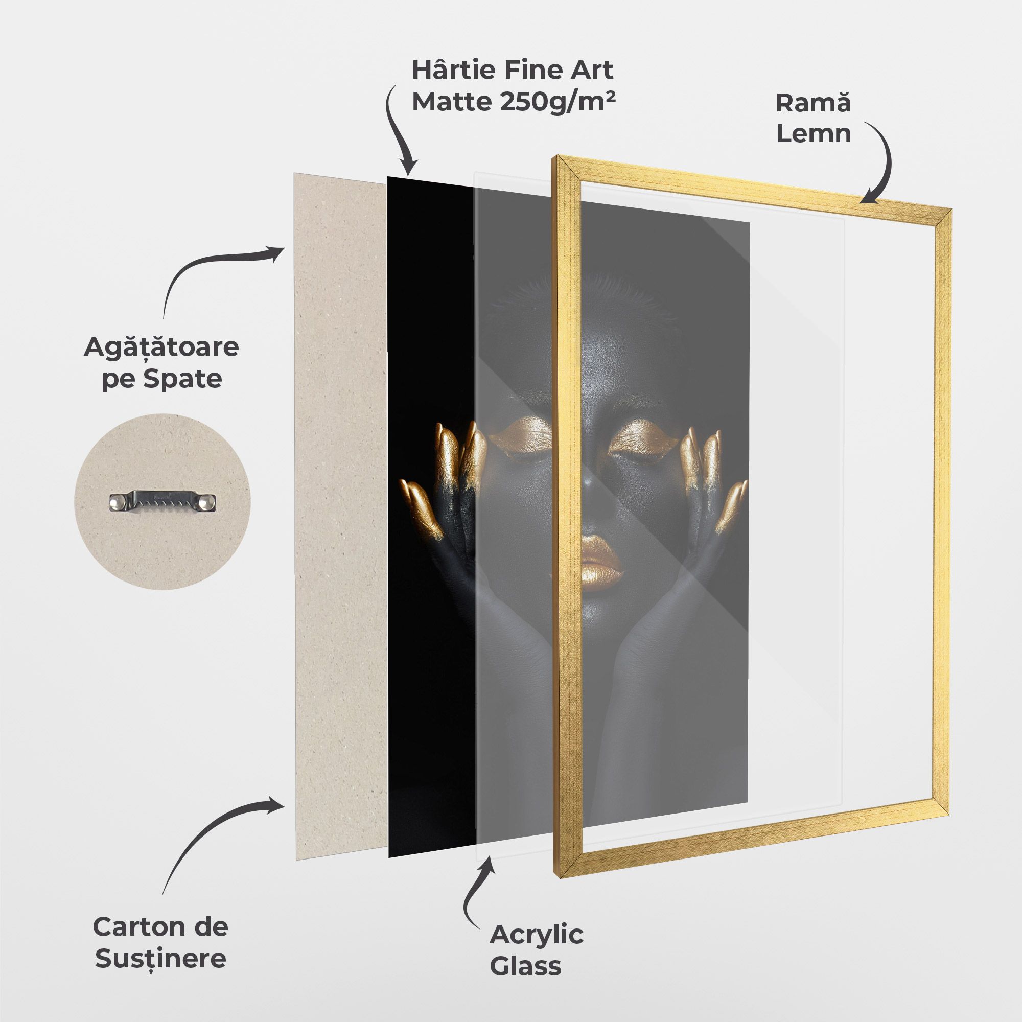 Fingertips Gold Makeup mockup 1