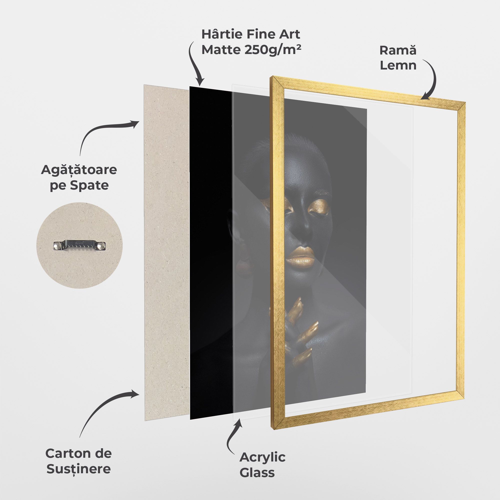 Gold Hand Pray mockup 1