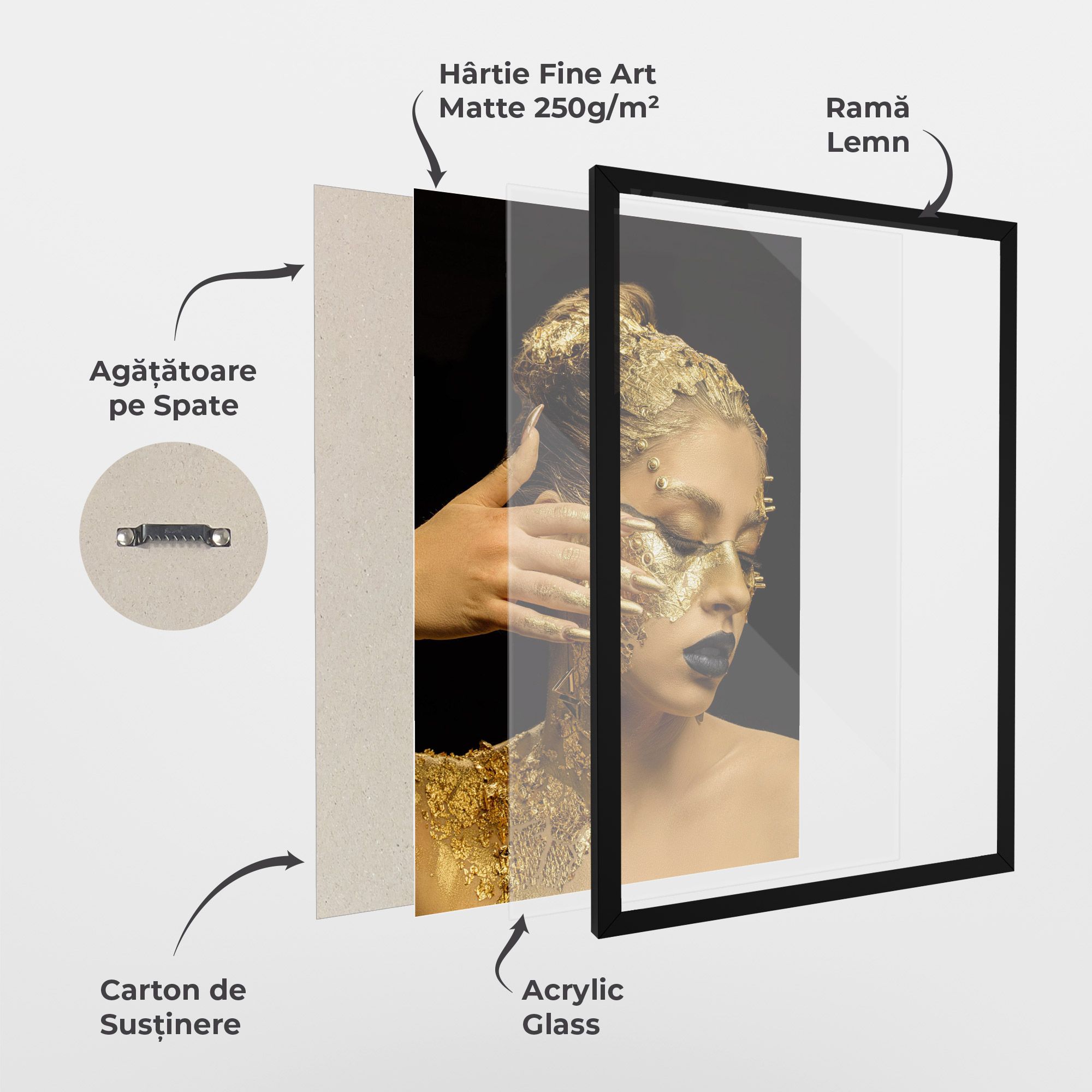 Festive Golden Makeup mockup 1