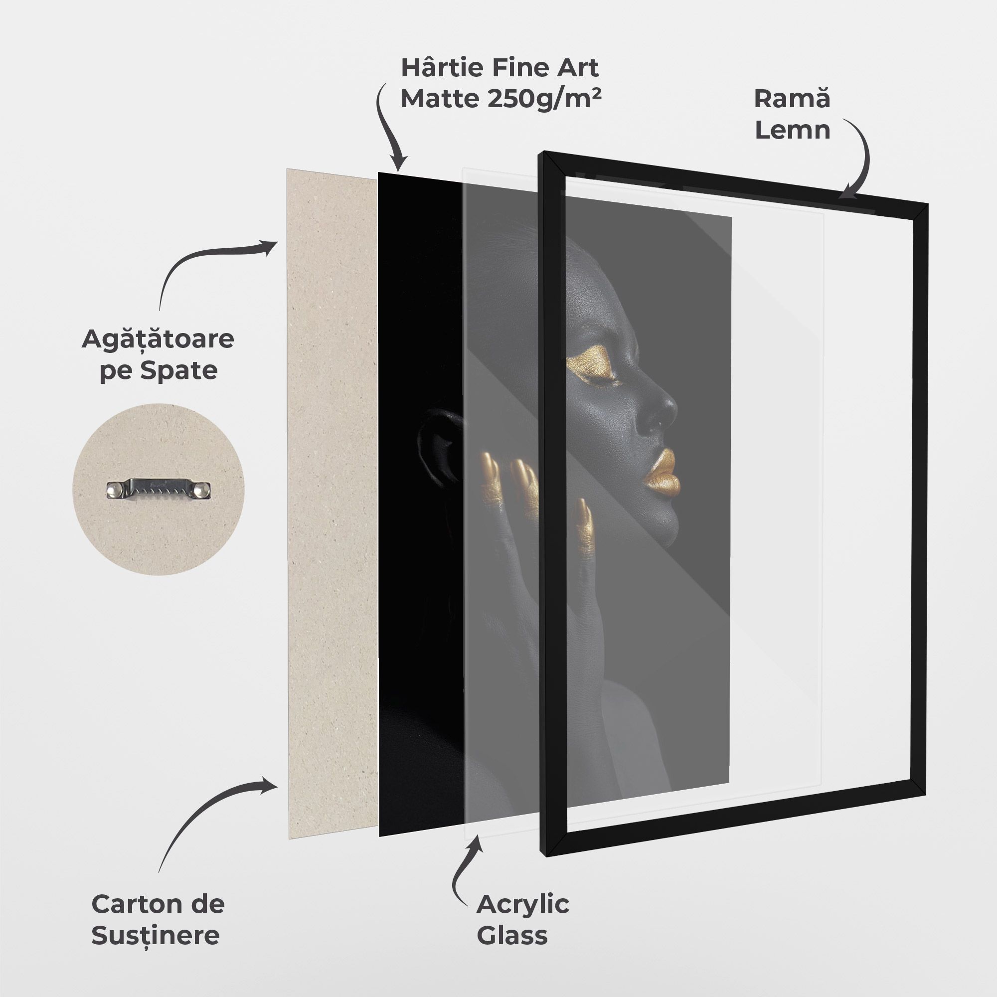 Gold Black Paint mockup 1