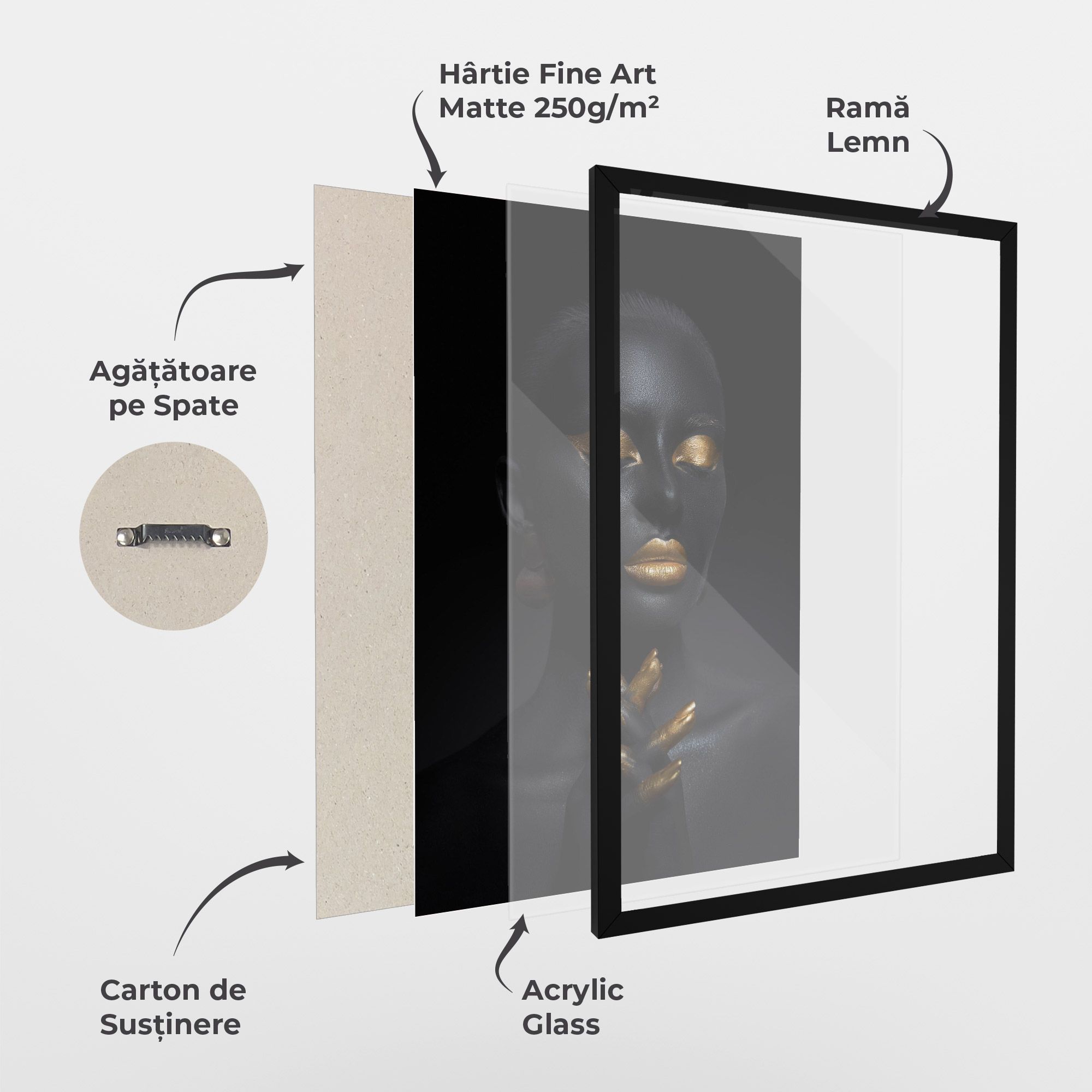 Gold Hand Pray mockup 1