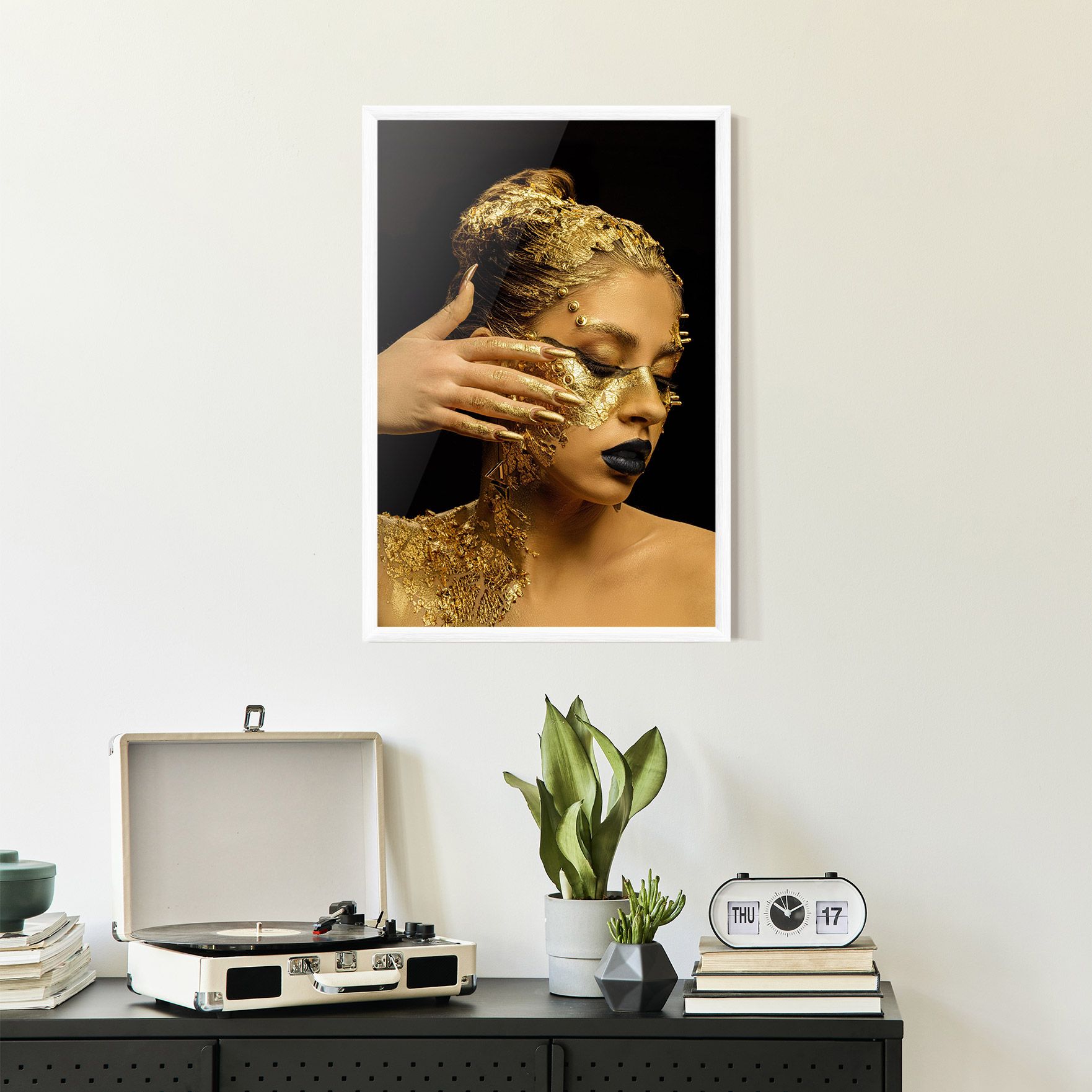 Festive Golden Makeup mockup 2