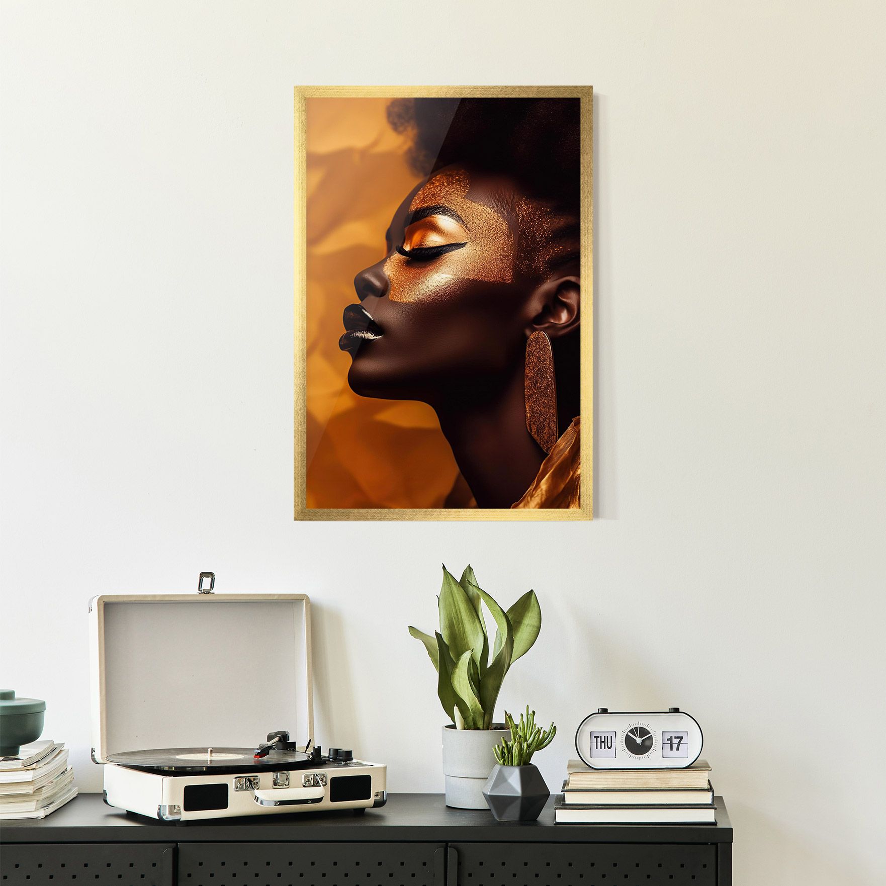 Fashion Gold Portrait mockup 2