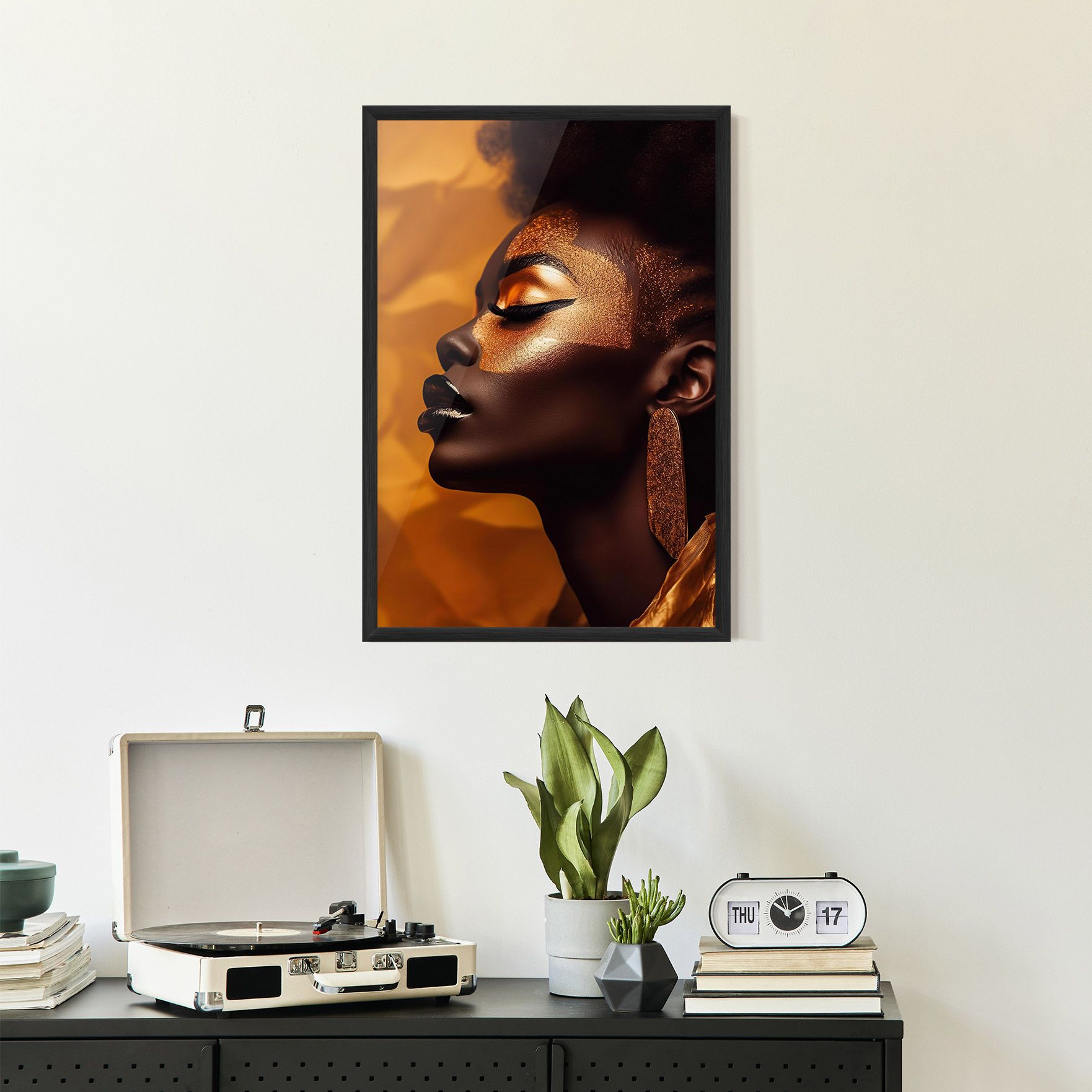 Fashion Gold Portrait mockup 2