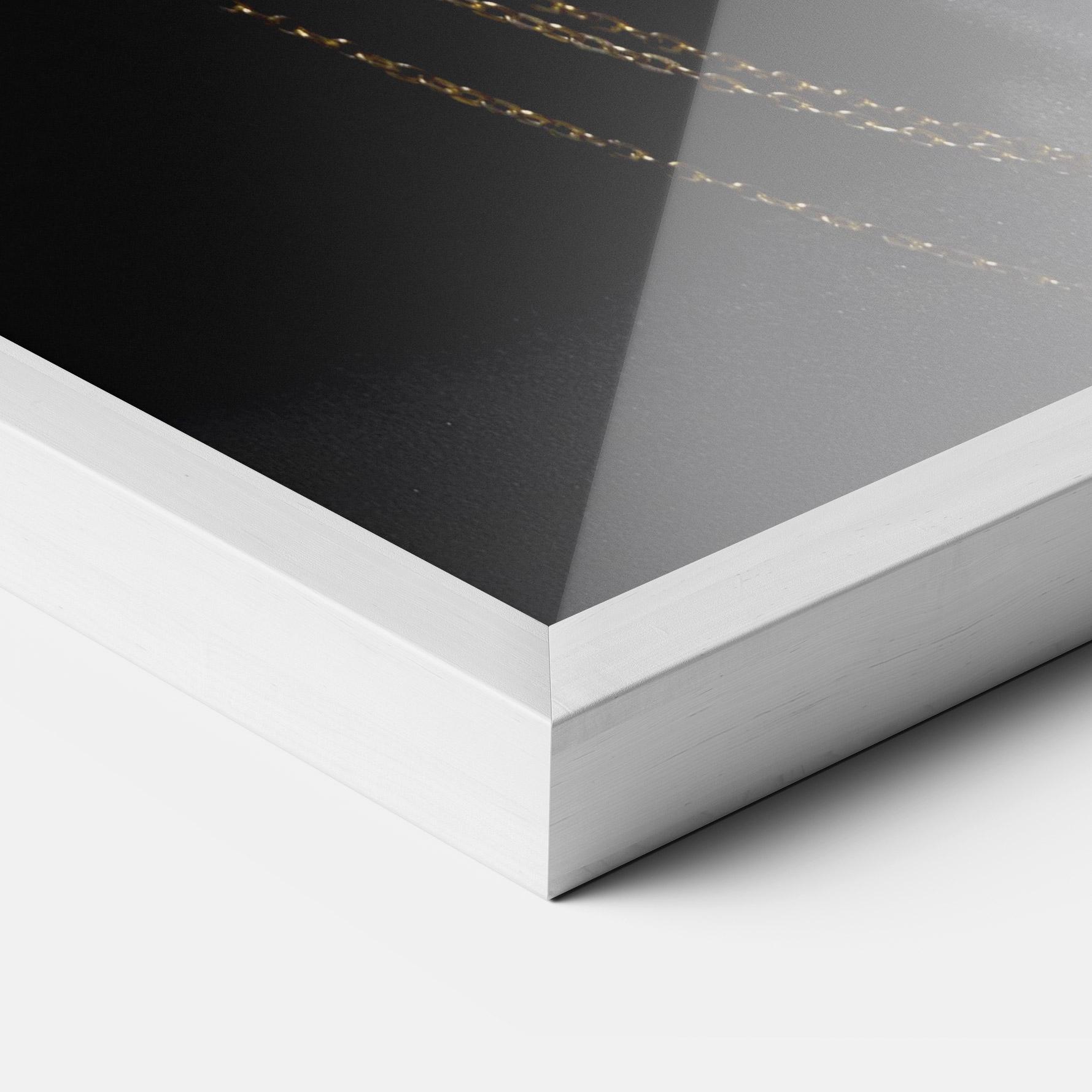 Poster Înrămat Gold Black Skin mockup 3