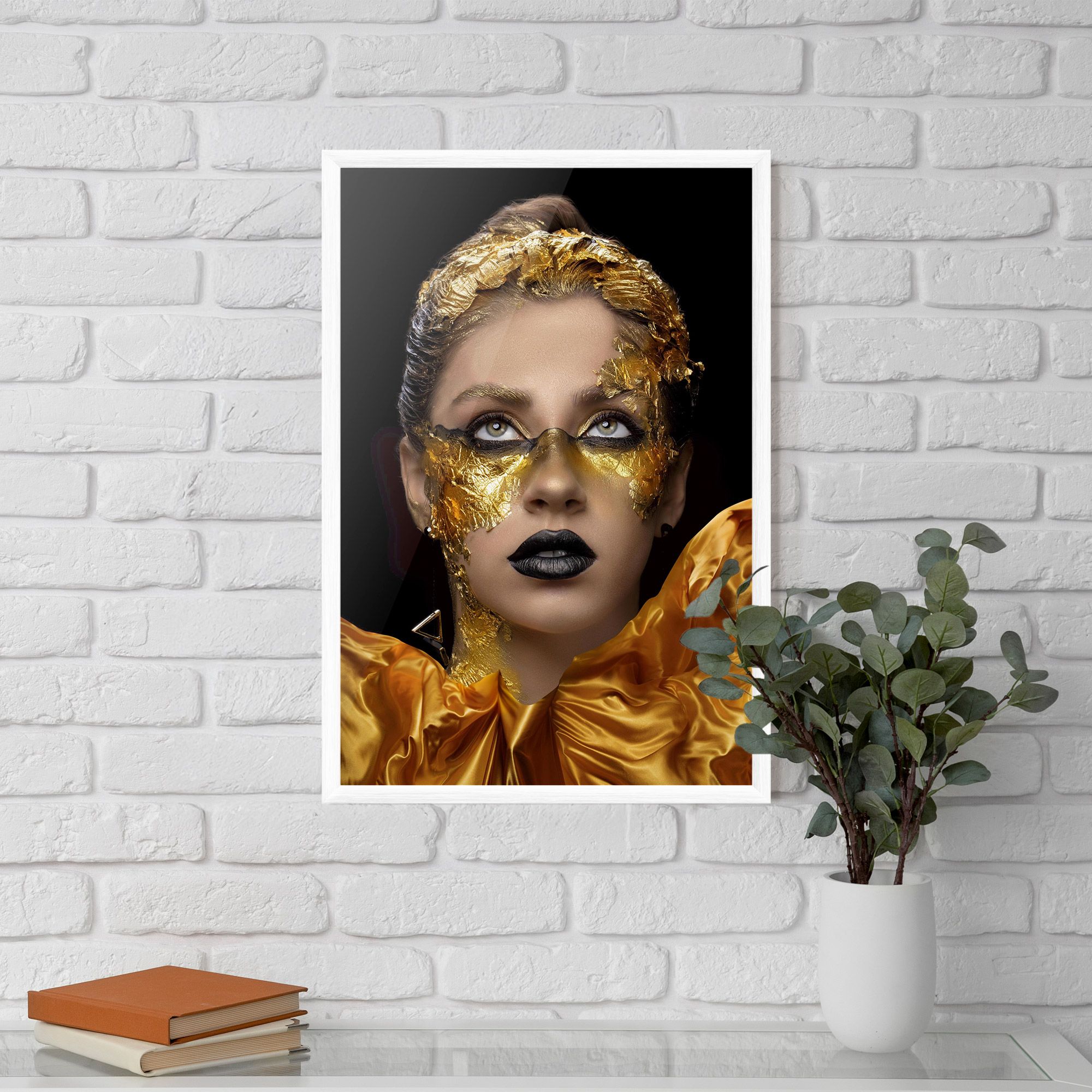 Glamorous Gold Outfit mockup 5