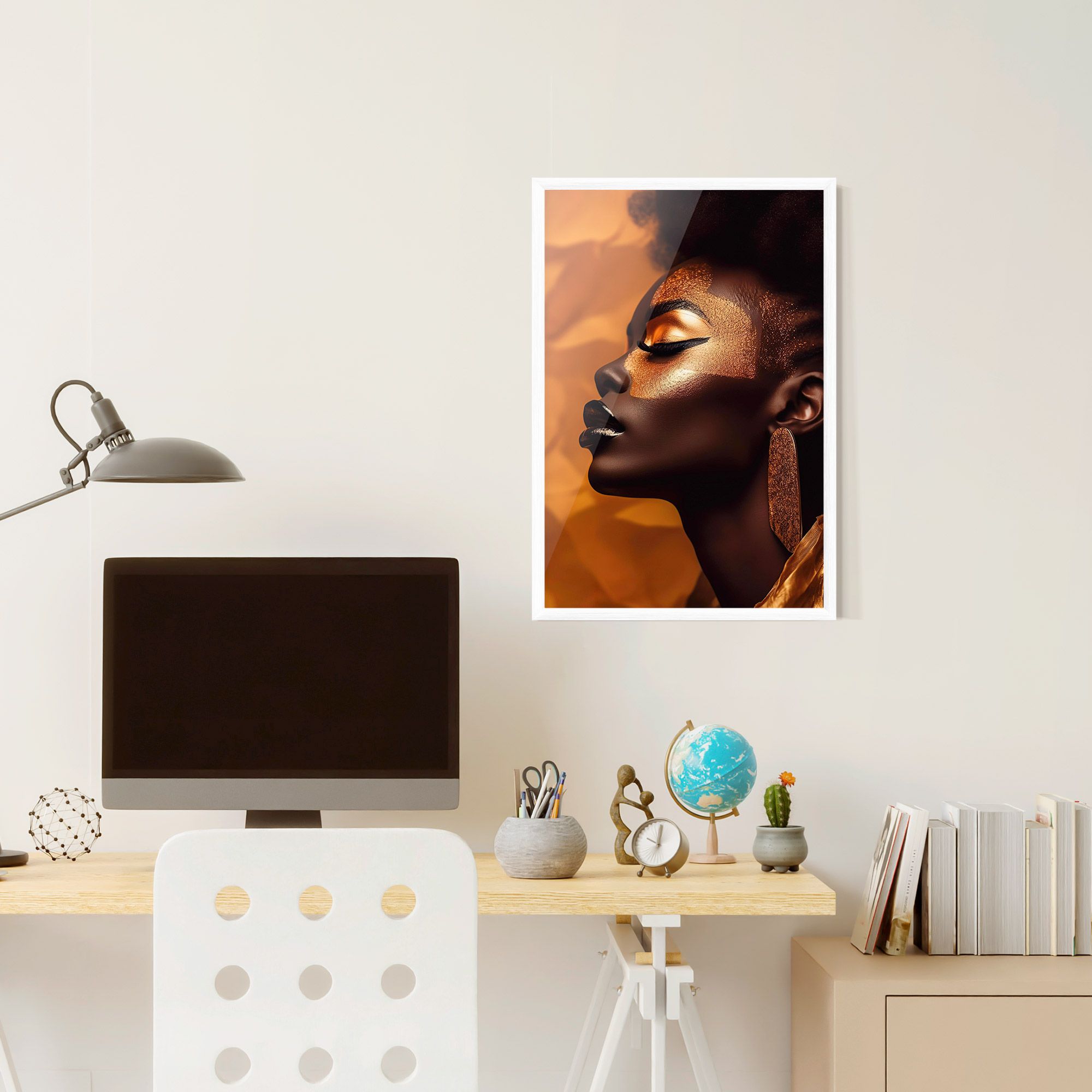 Fashion Gold Portrait mockup 6