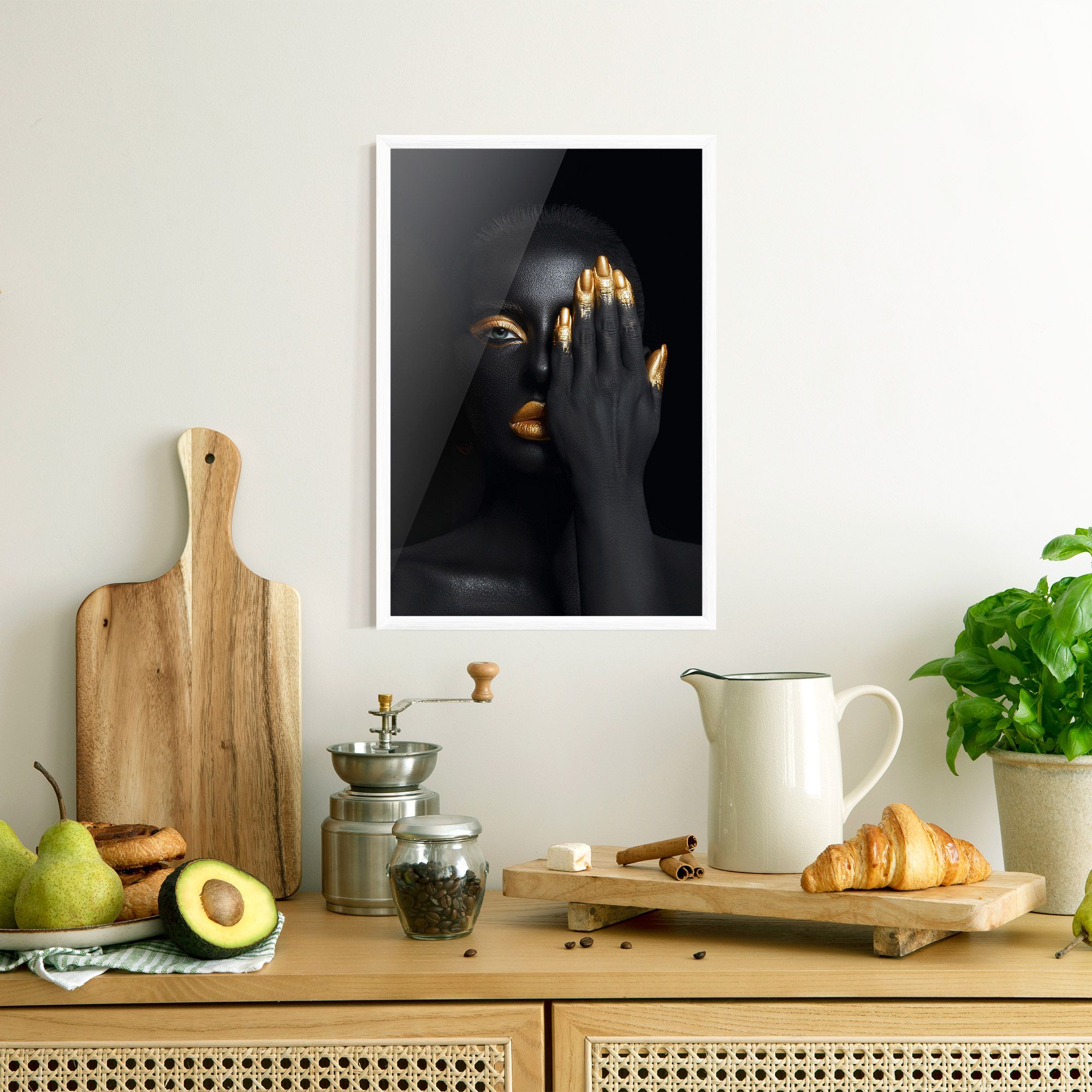 Gold Makeup Chain mockup 8