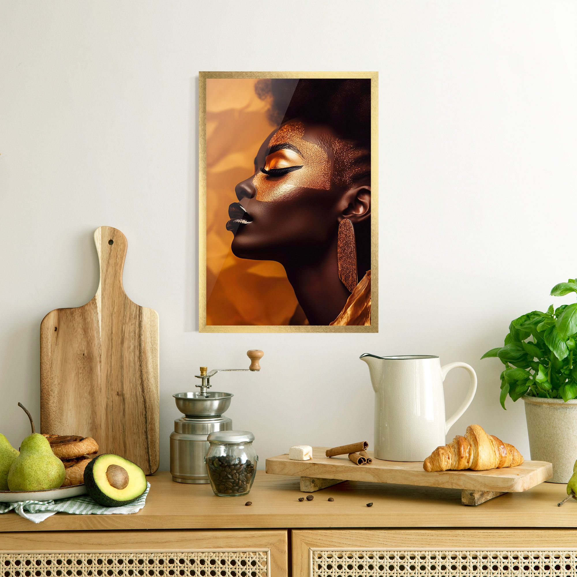 Fashion Gold Portrait mockup 8