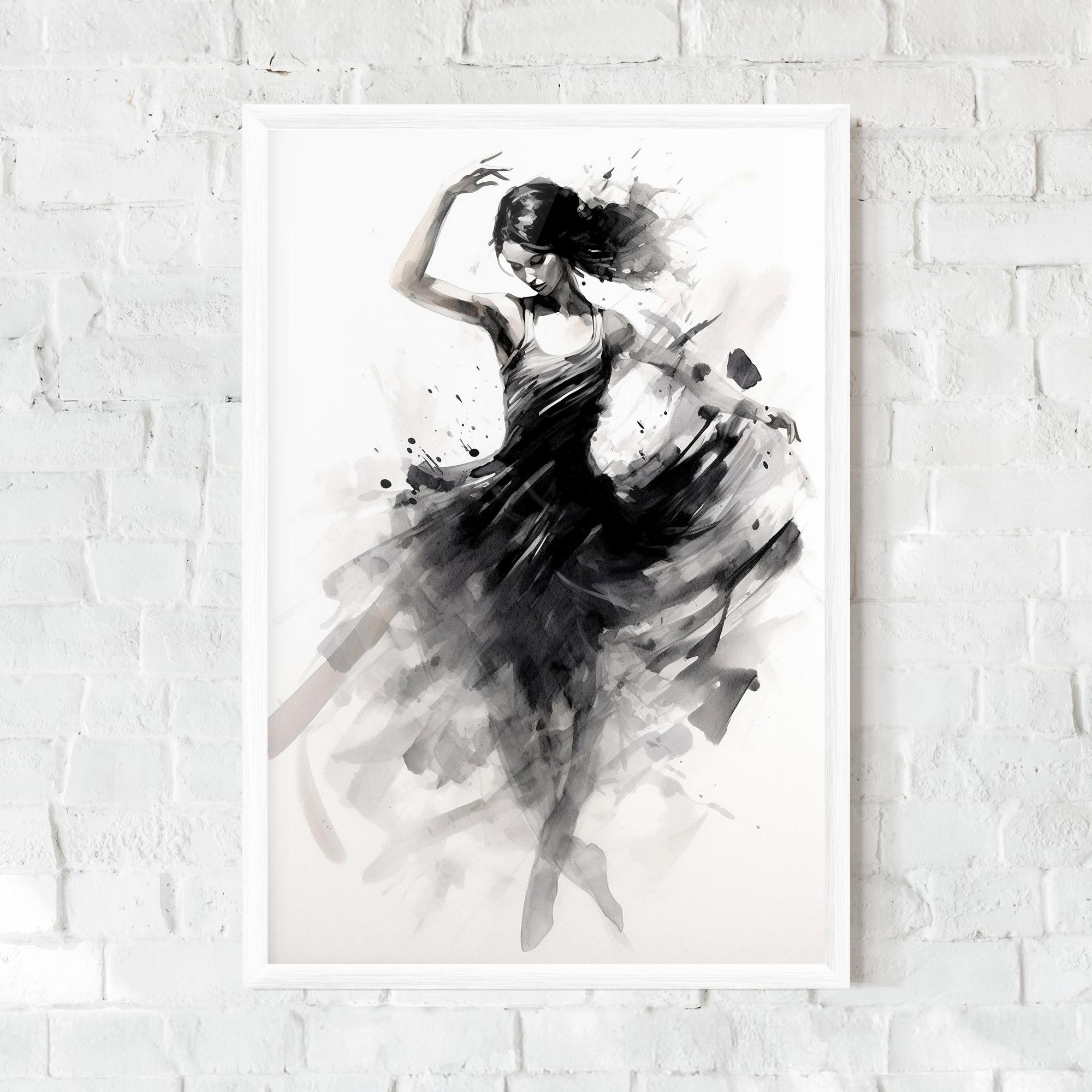 Poster Înrămat Dancing Woman mockup 0